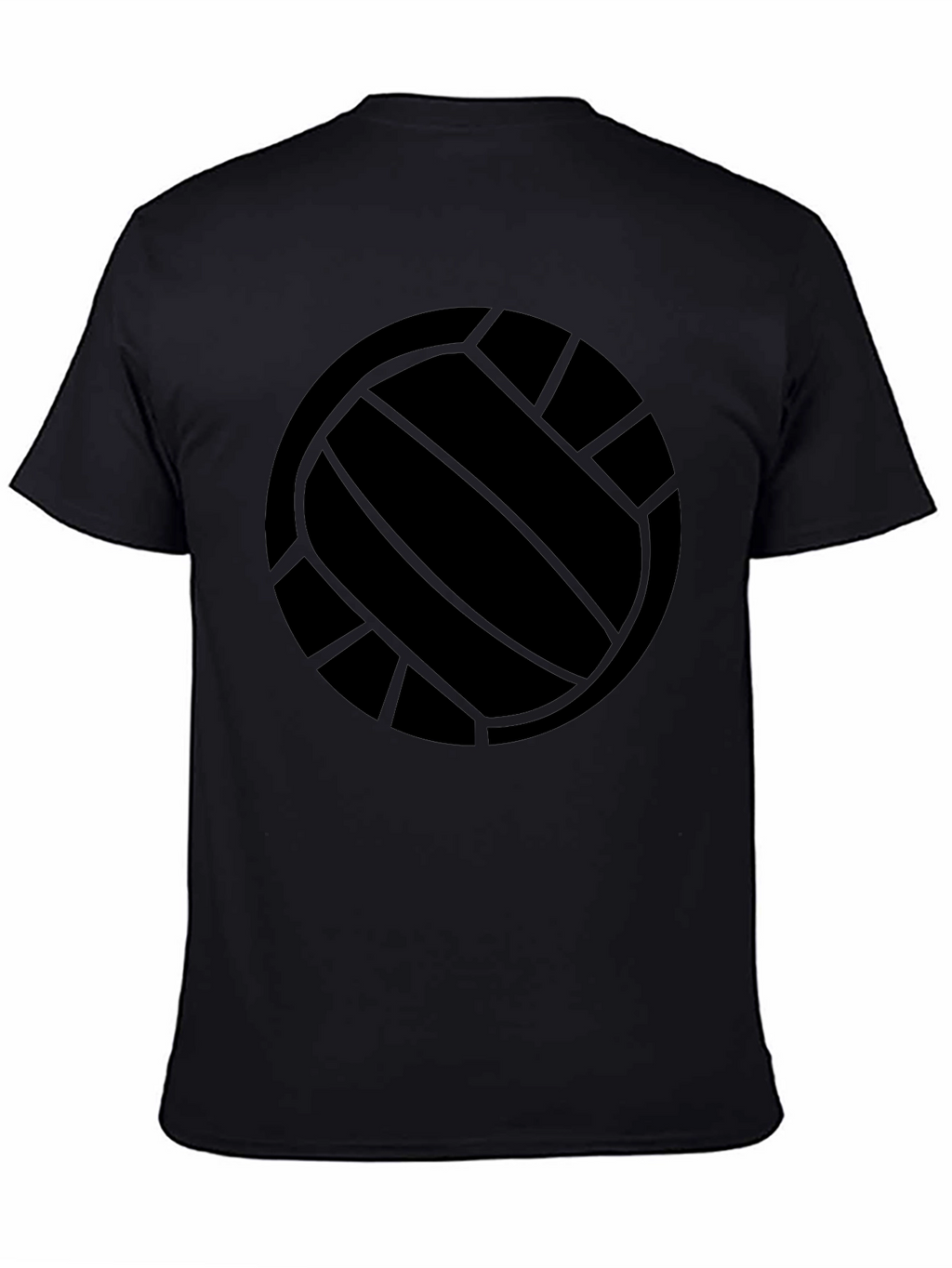 Black Volleyball Graphic T-Shirt