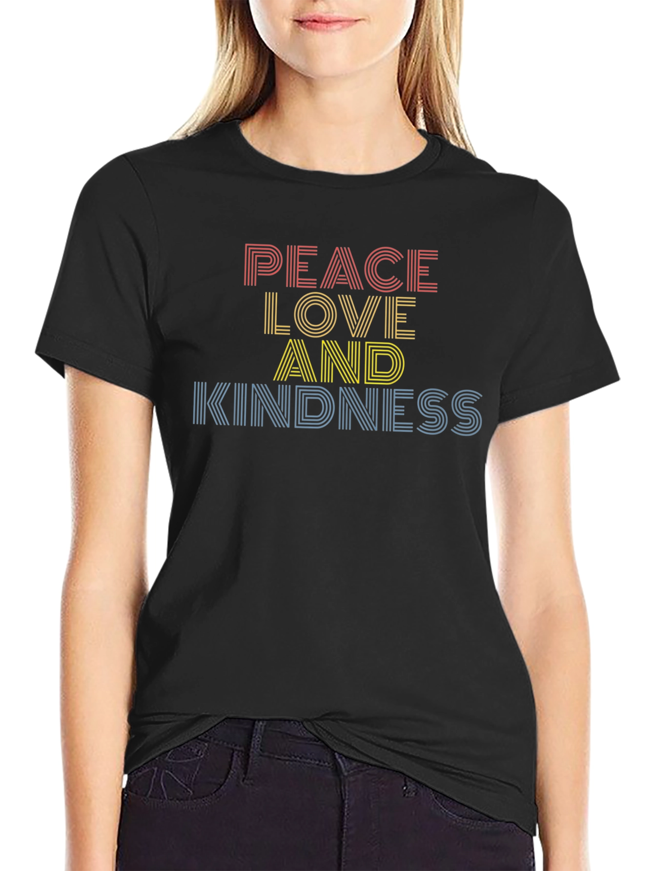 Peace Love Kindness Graphic T-Shirt