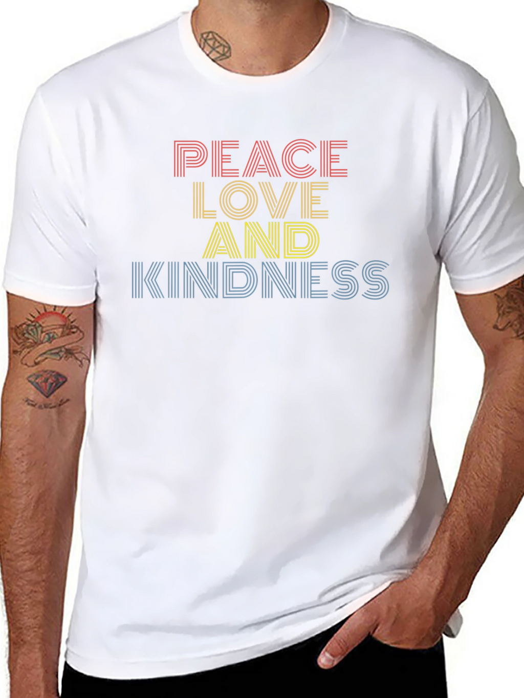 Peace Love Kindness Graphic T-Shirt