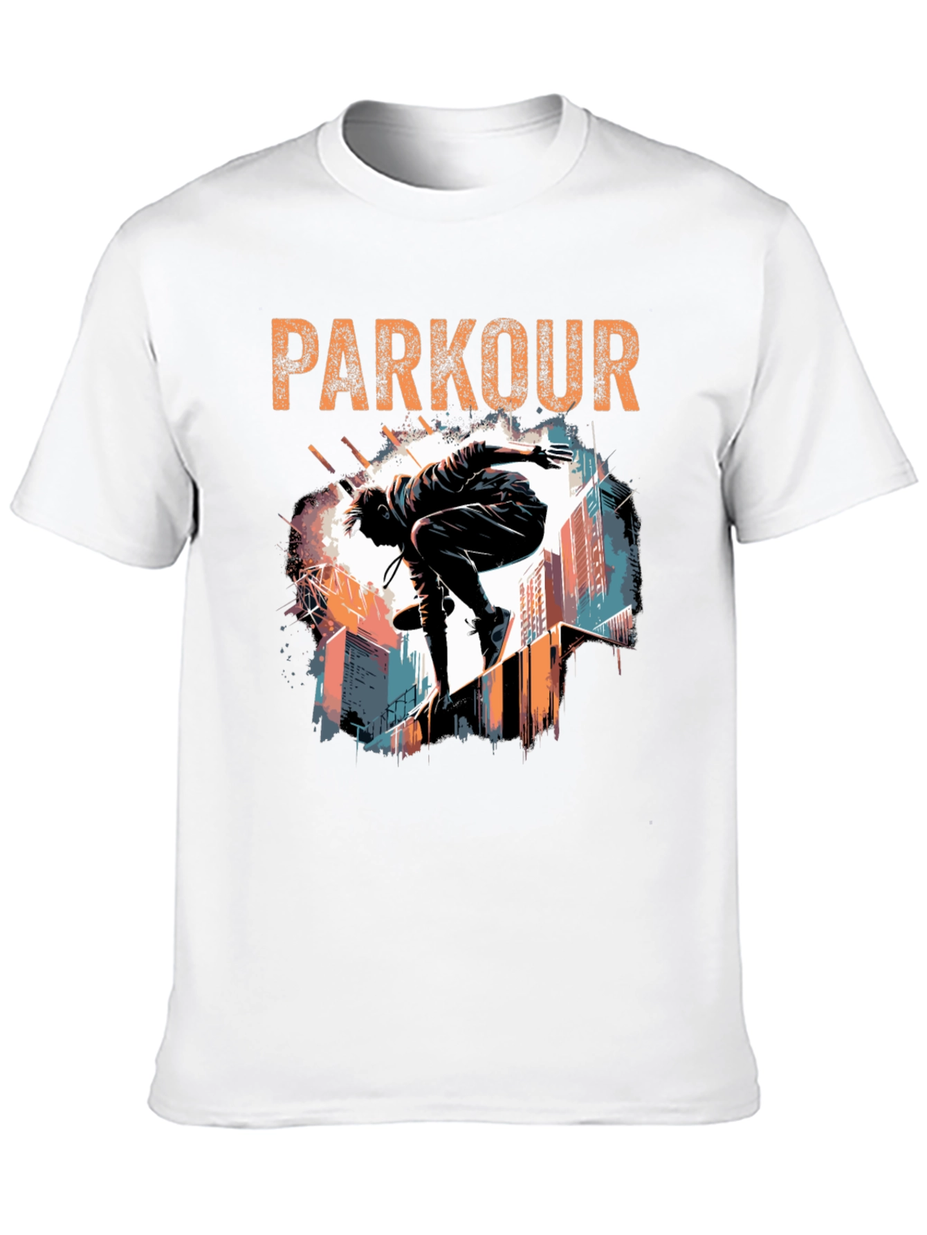 Parkour Graphic Tee - Urban Style