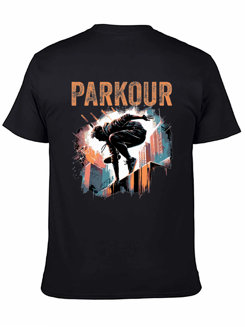 Parkour Graphic Tee - Urban Style