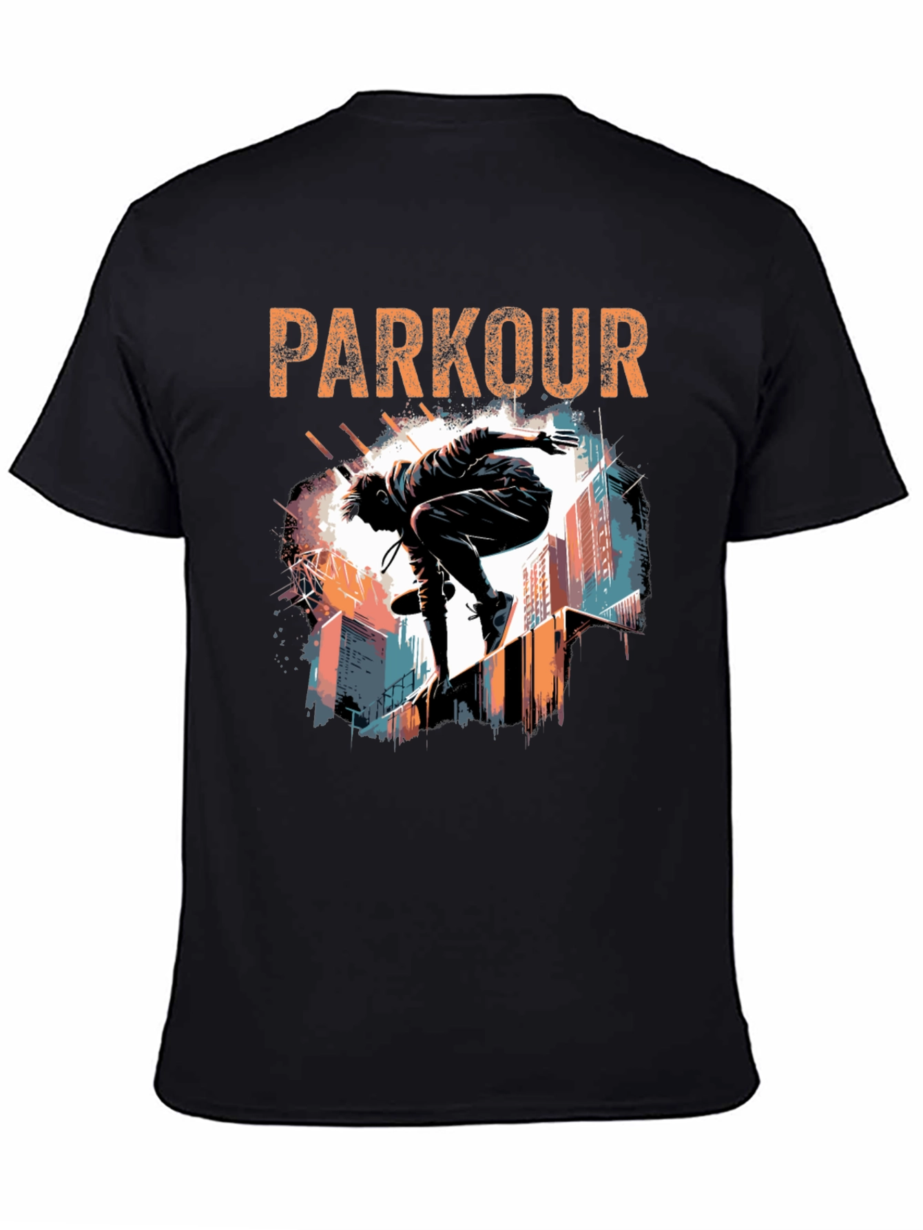 Parkour Graphic Tee - Urban Style