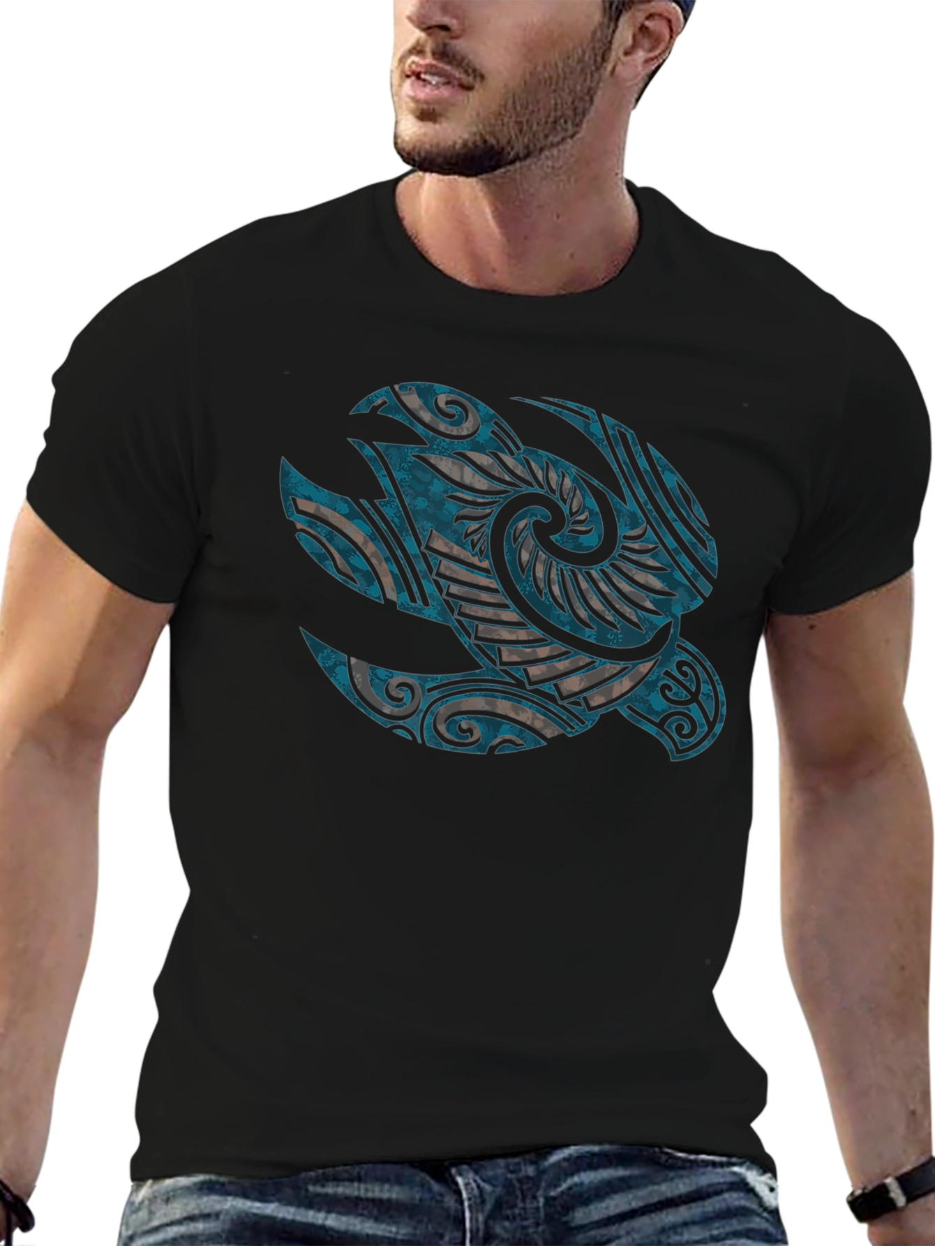 Tribal Turtle Graphic Tee