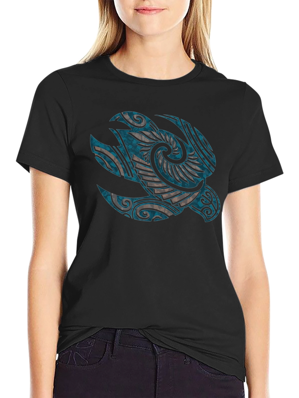 Tribal Turtle Graphic Tee