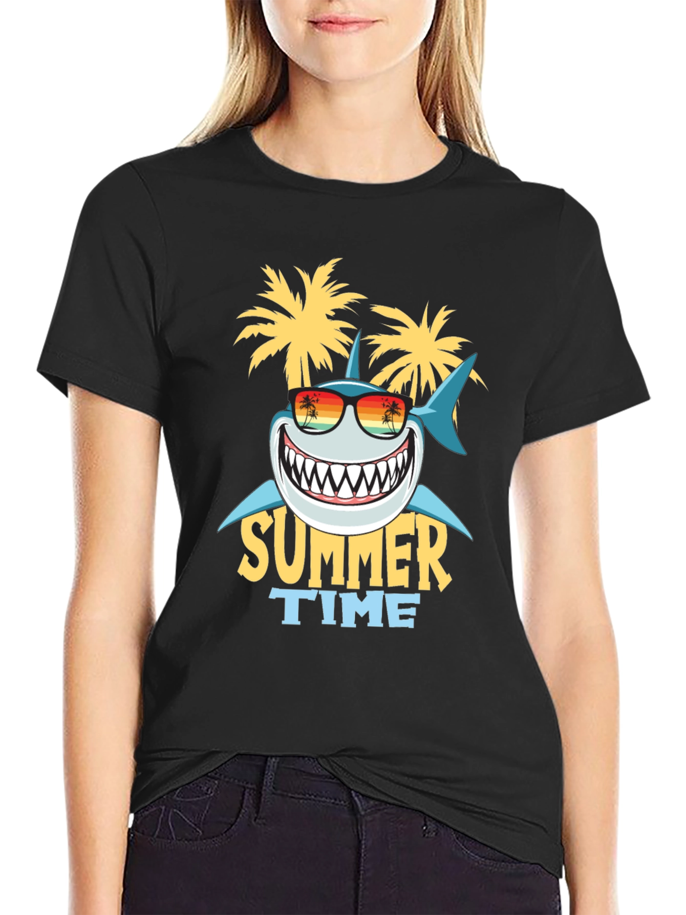 Summer Time Shark Graphic Tee