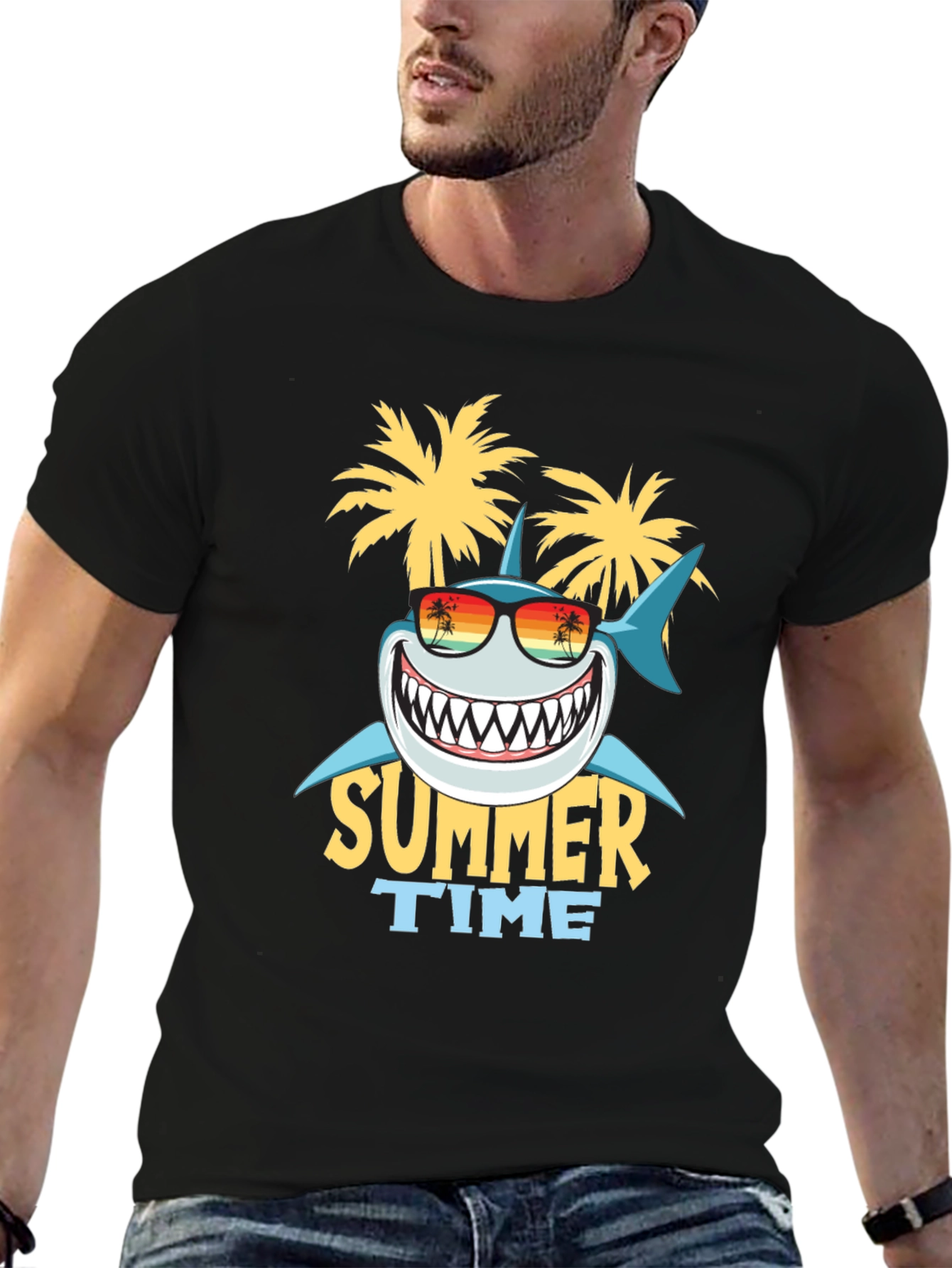 Summer Time Shark Graphic Tee