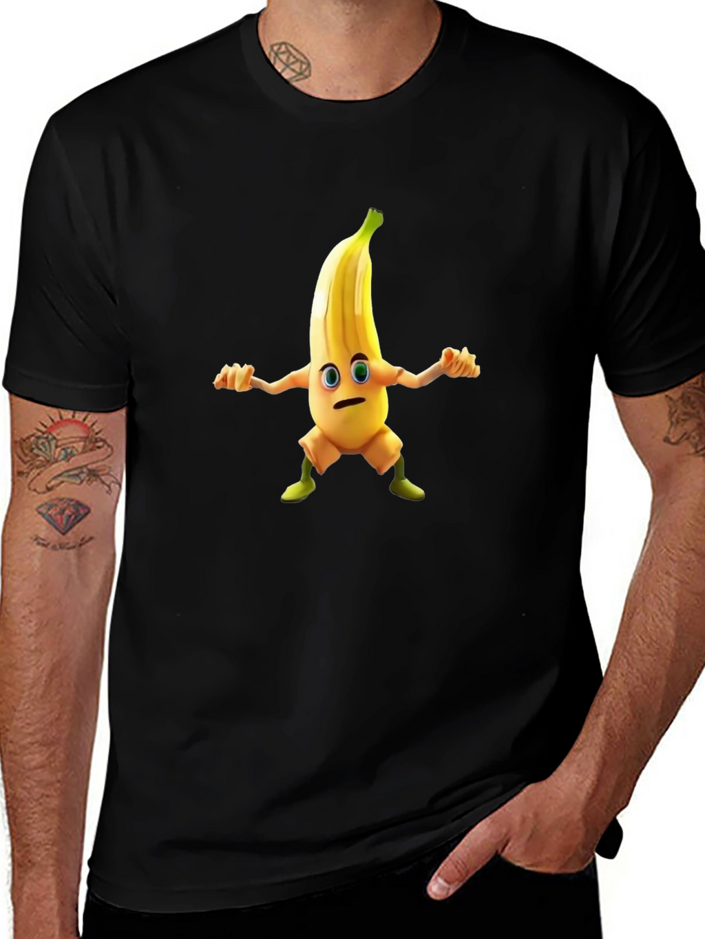 Funny Banana Man Graphic Tee
