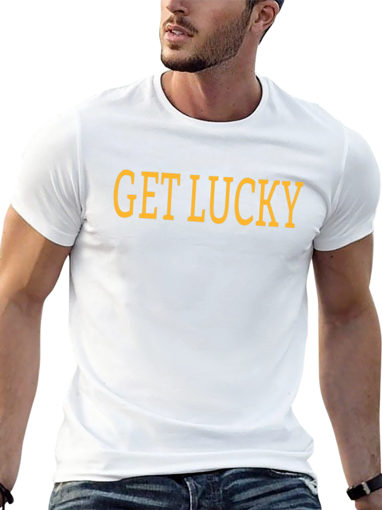 Get Lucky T-Shirt - Classic Black Tee