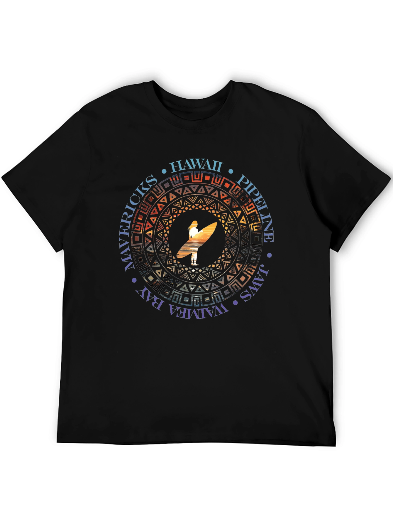 Hawaii Surfer T-Shirt - Mavericks Pipeline Waimea Bay