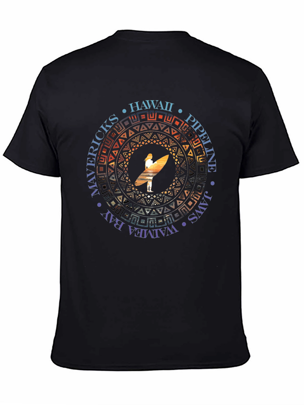 Hawaii Surfer T-Shirt - Mavericks Pipeline Waimea Bay