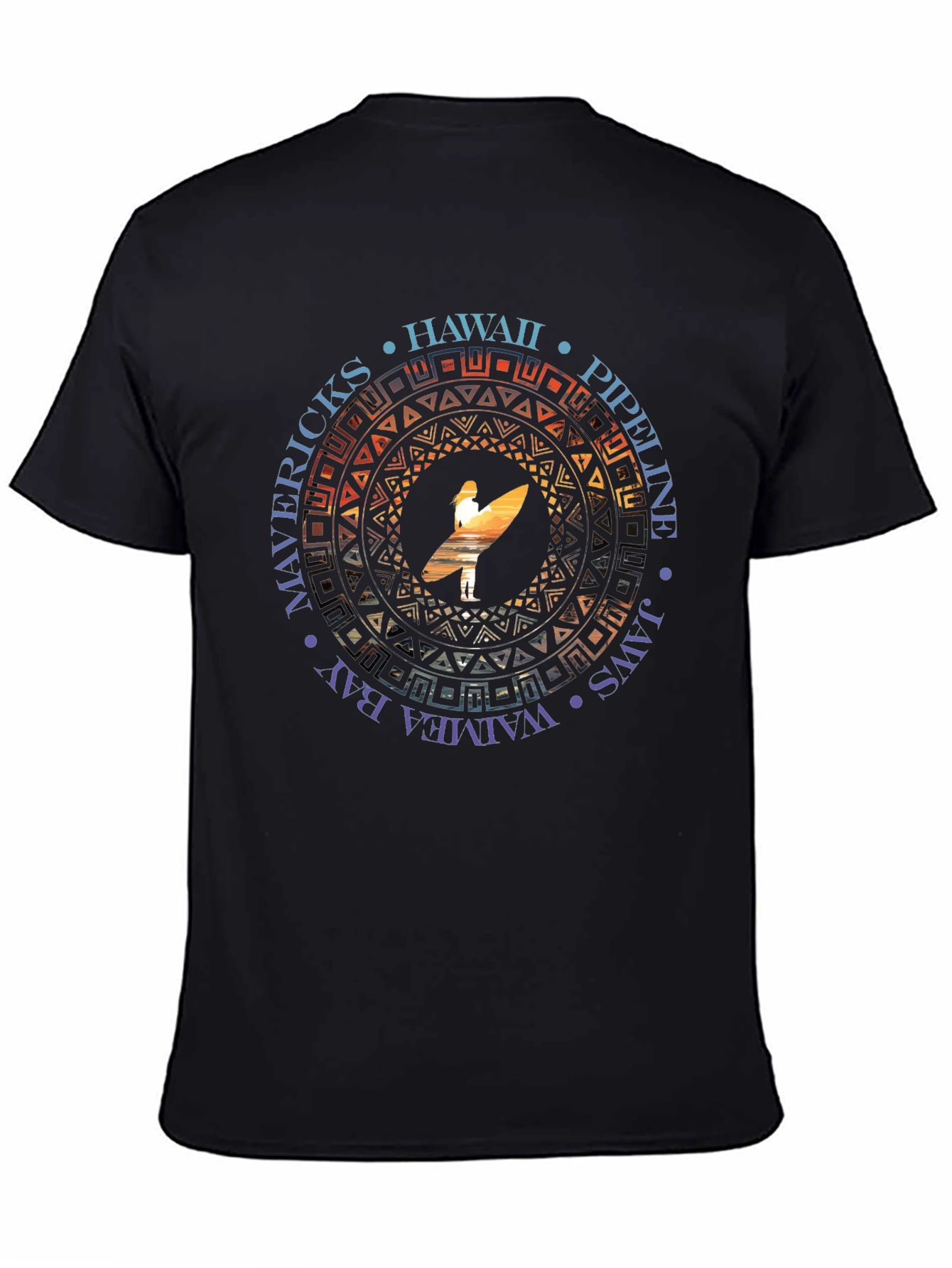 Hawaii Surfer T-Shirt - Mavericks Pipeline Waimea Bay