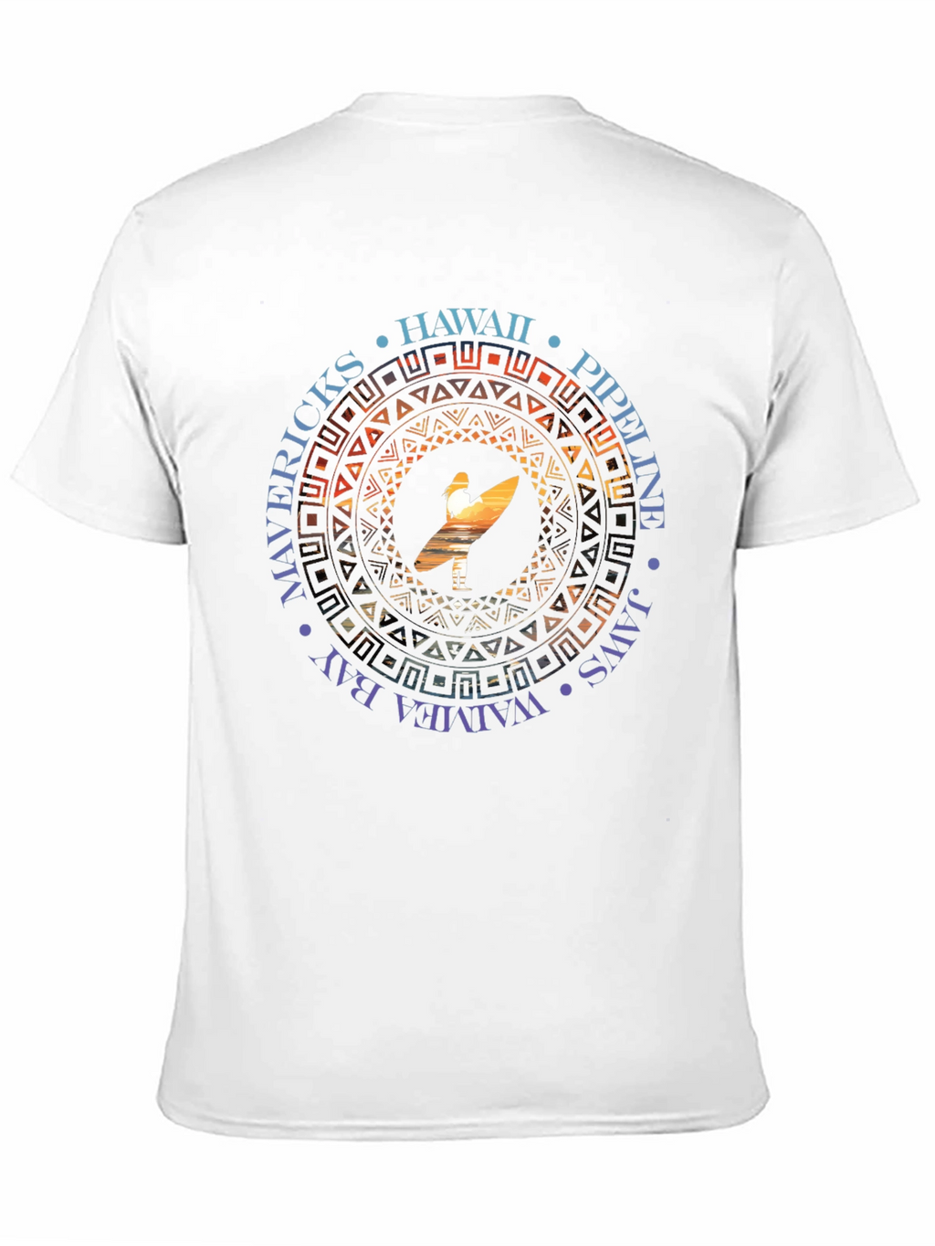 Hawaii Surfer T-Shirt - Mavericks Pipeline Waimea Bay