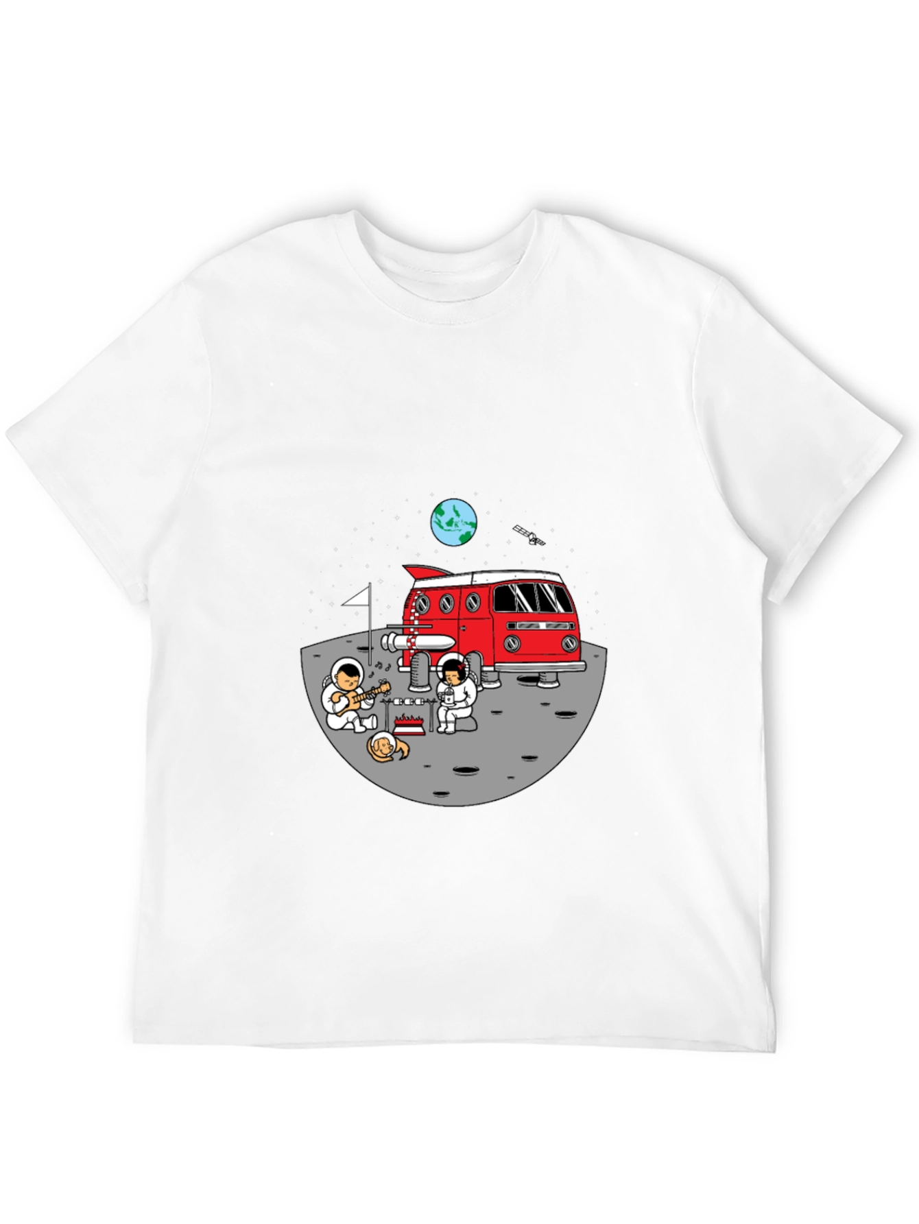 Astronauts on Moon T-Shirt