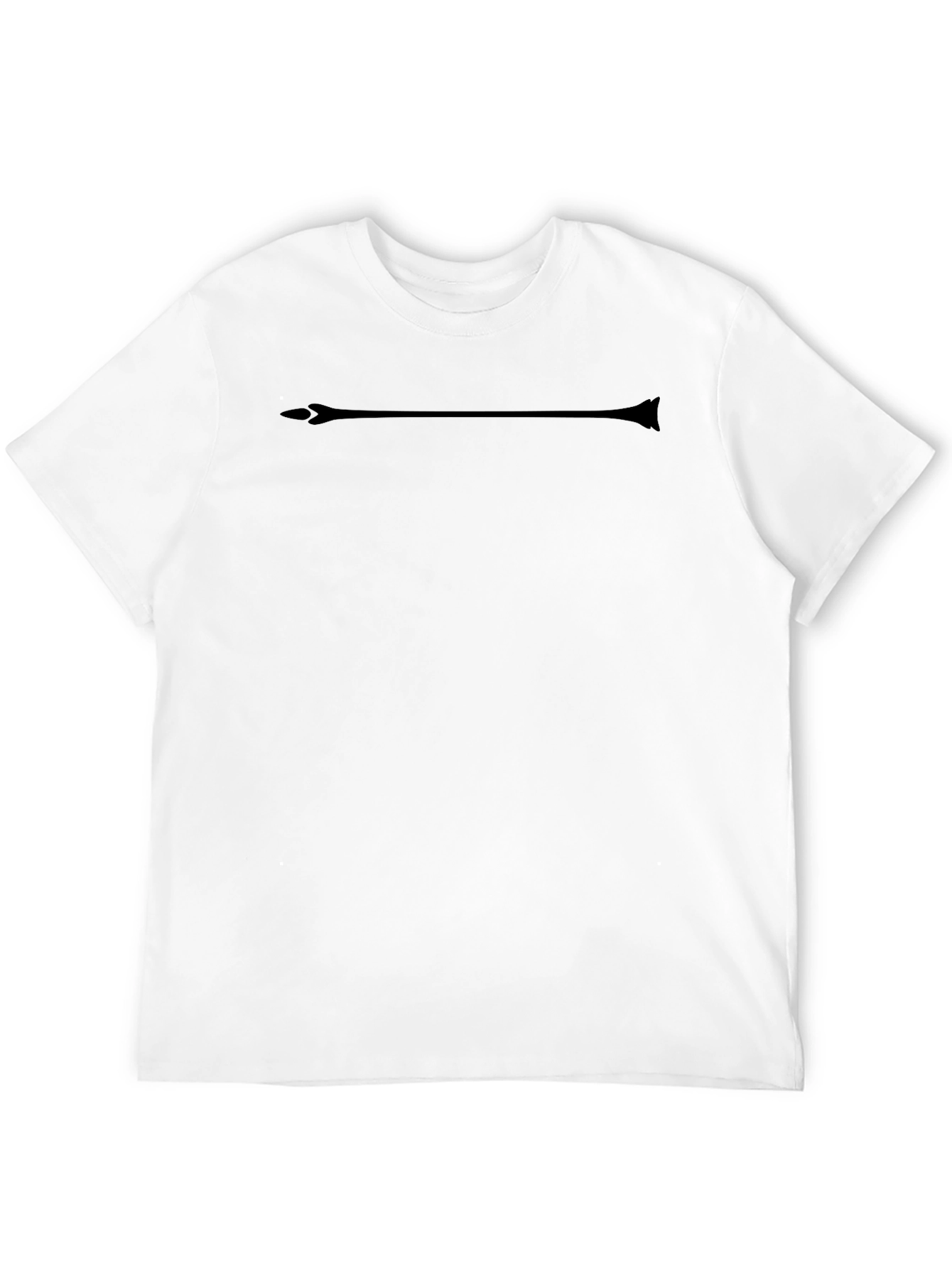 Mens Black Arrow Graphic T-Shirt