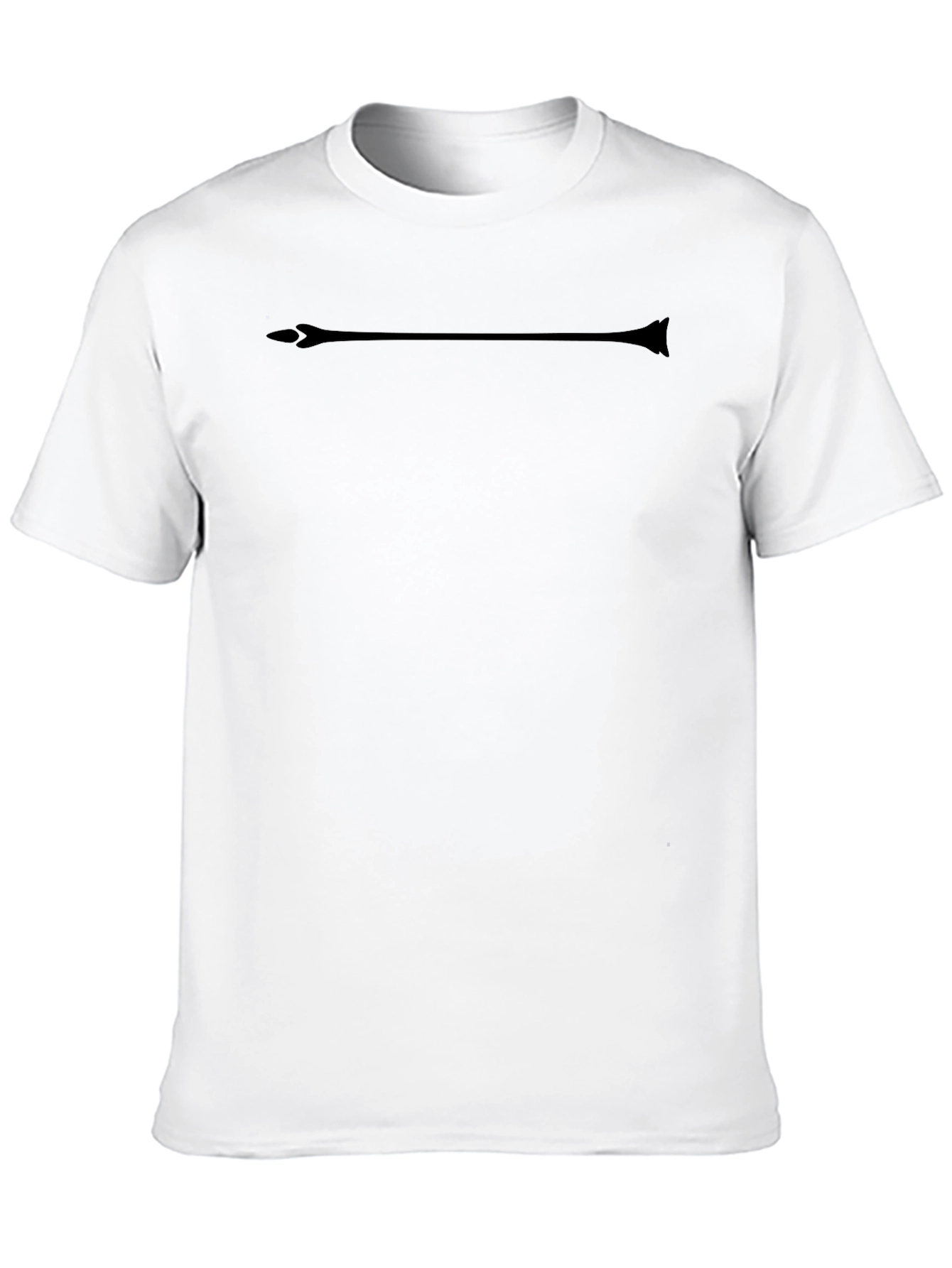 Mens Black Arrow Graphic T-Shirt