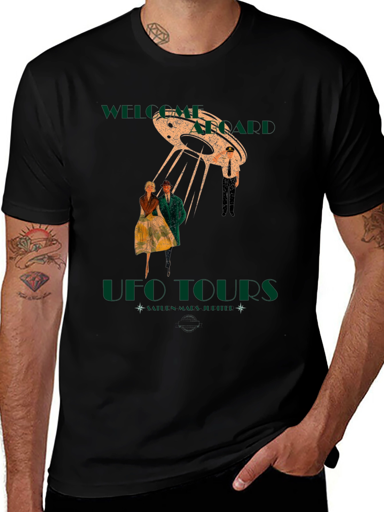 Retro UFO Tour T-Shirt