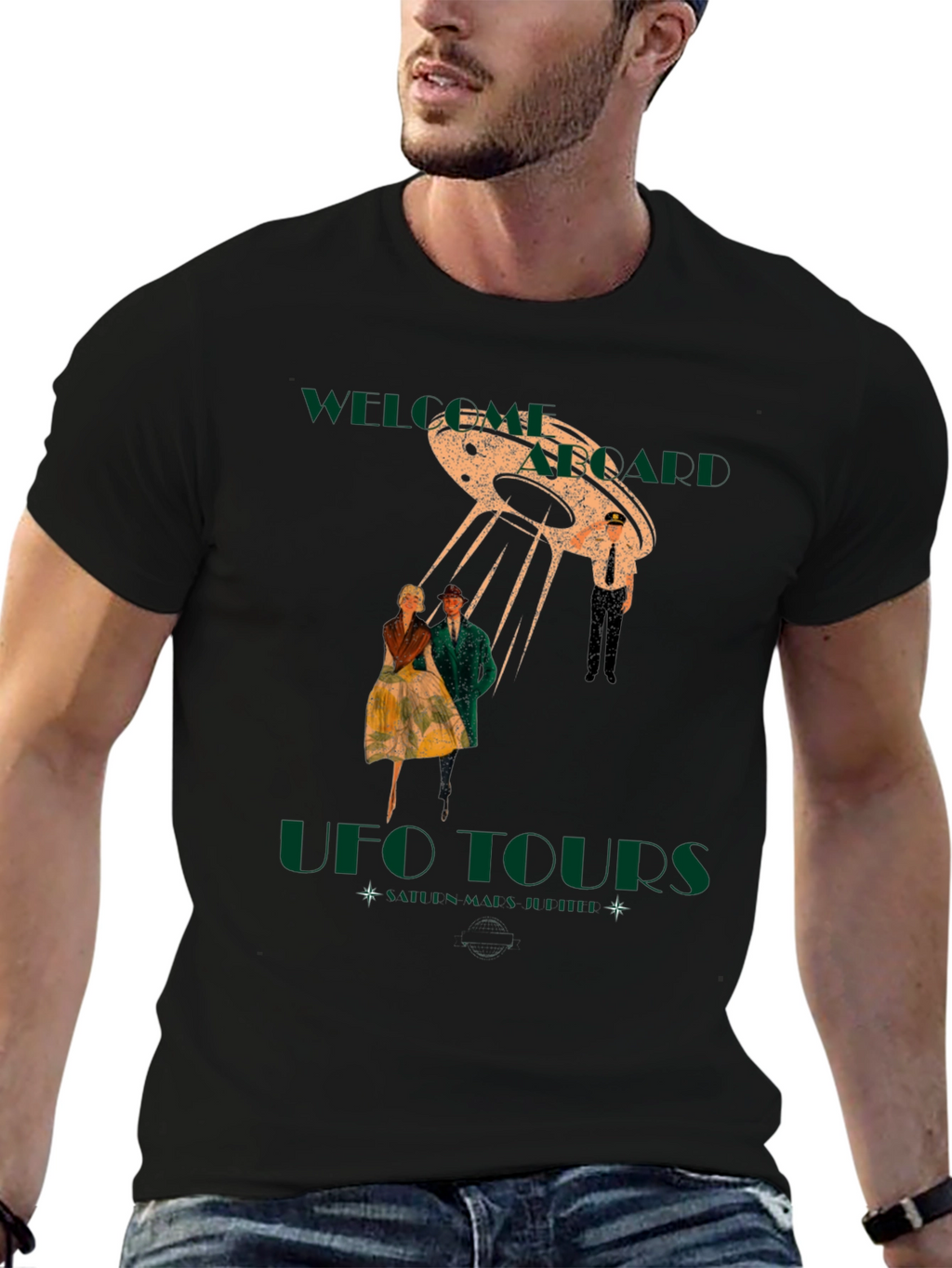 Retro UFO Tour T-Shirt