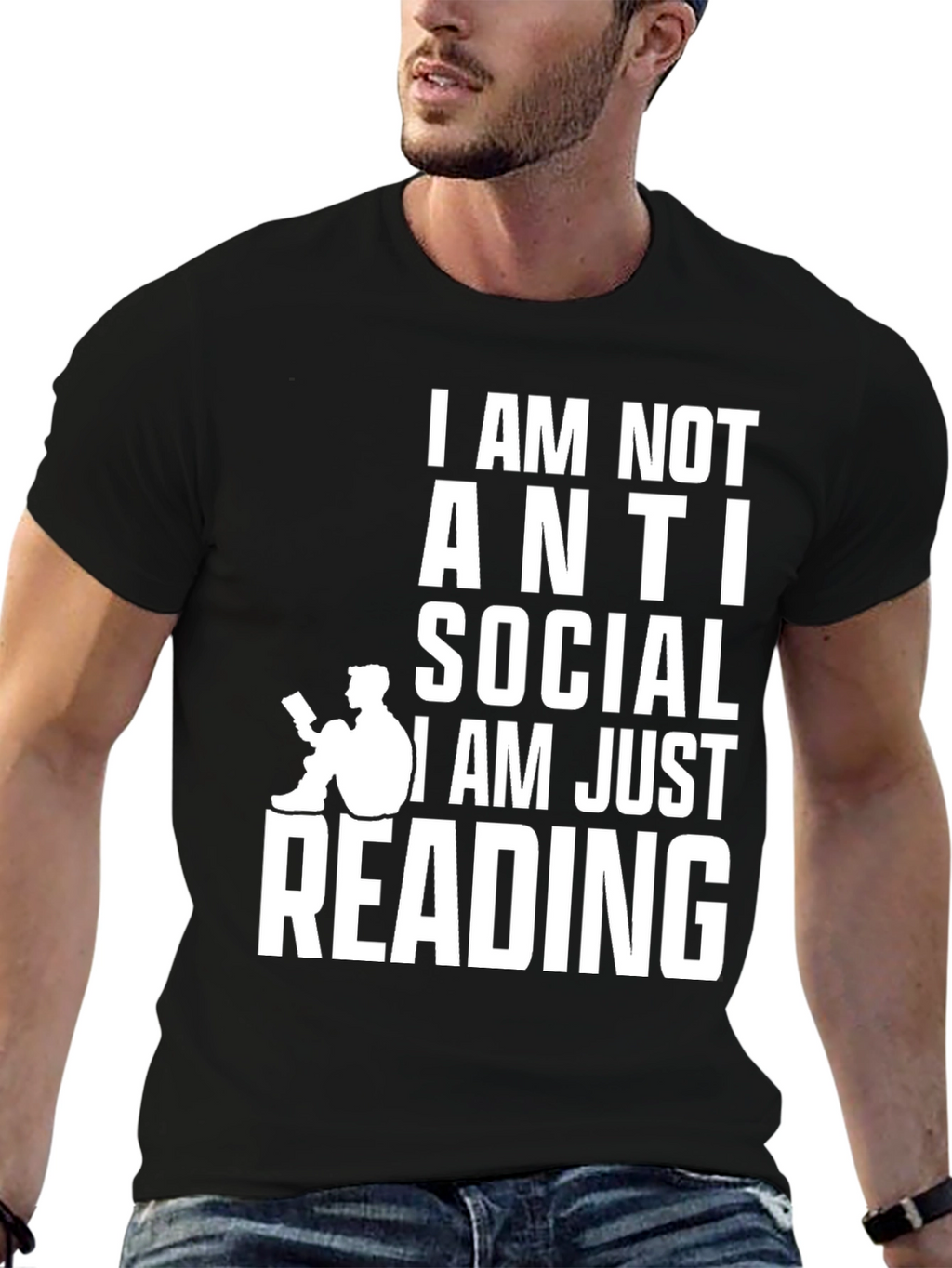 Anti-Social Reading Graphic Tee
