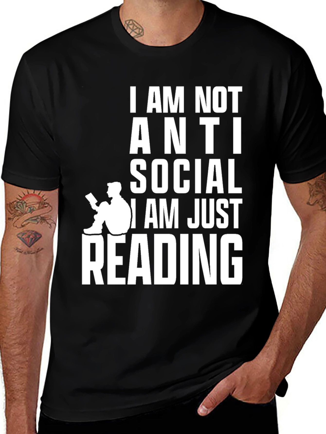 Anti-Social Reading Graphic Tee