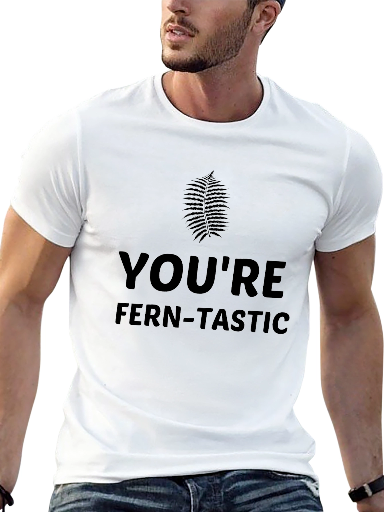 Youre Fern-tastic Black Graphic Tee