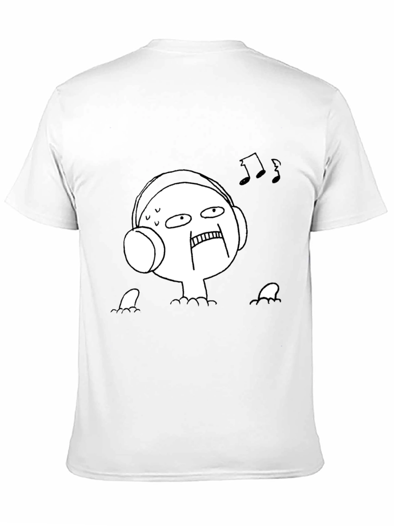 Music Lover Tee - Funny Graphic Black T-Shirt