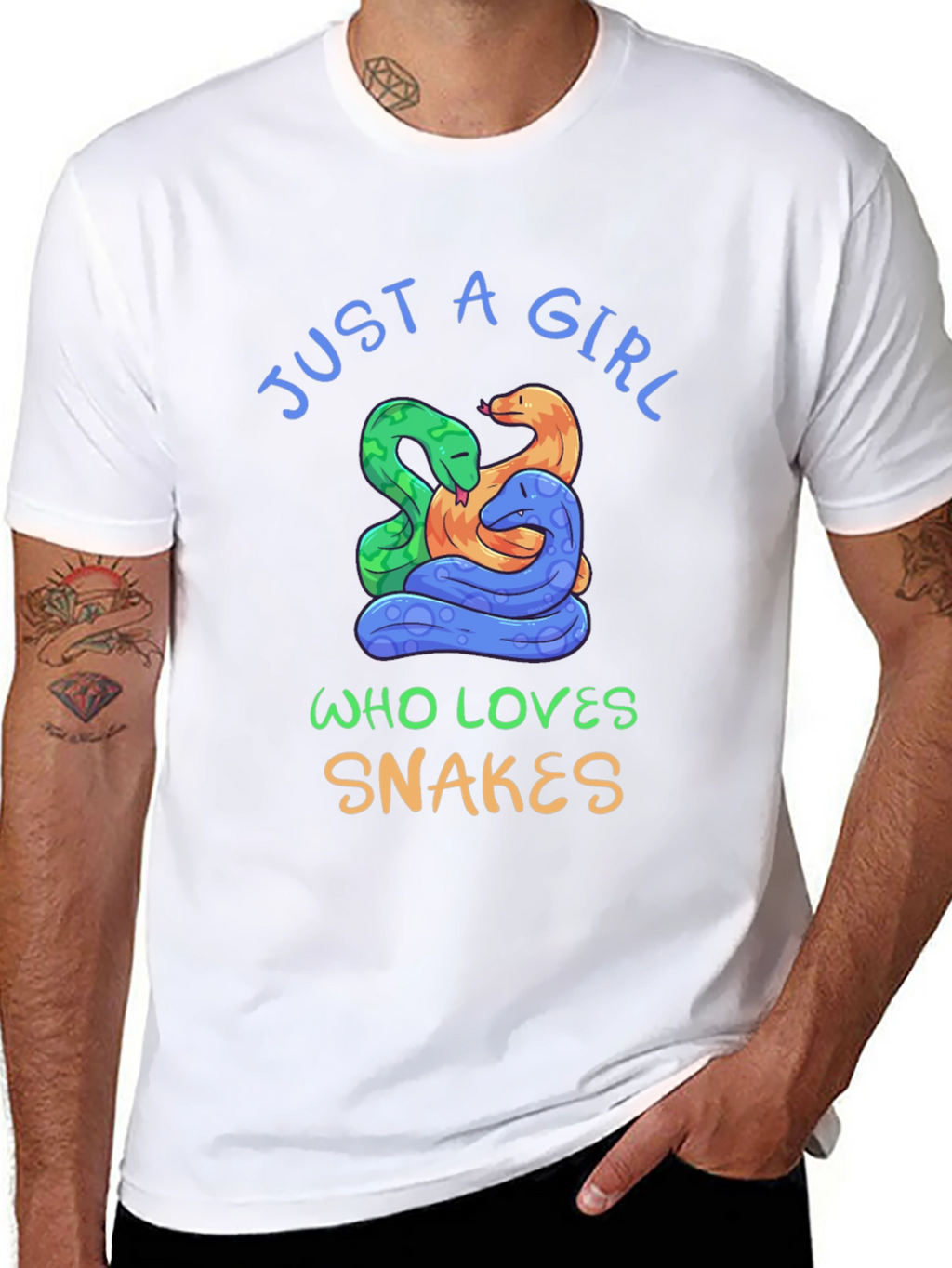 Just A Girl Who Loves Snakes T-Shirt