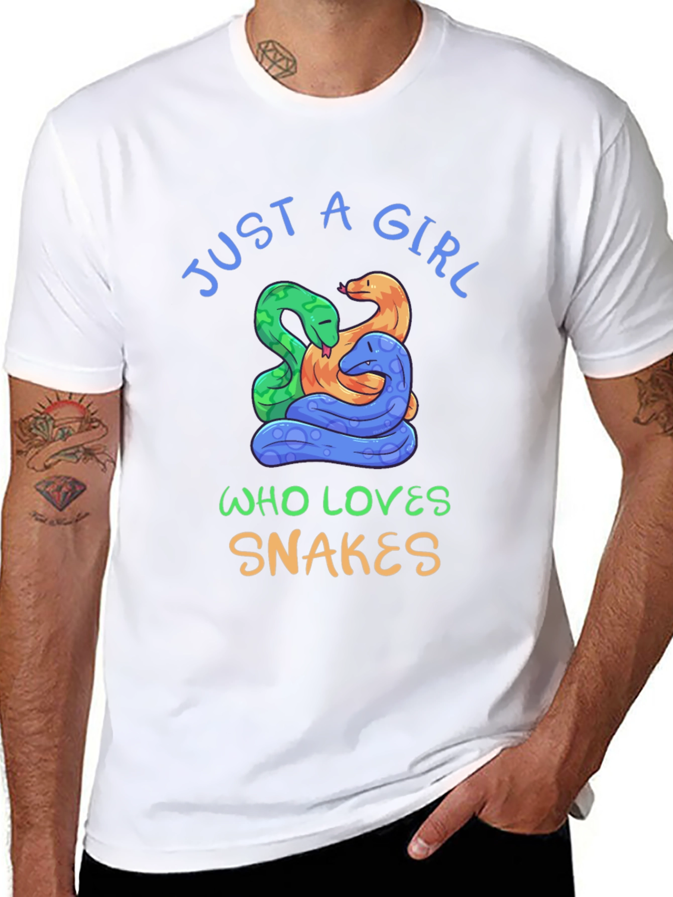 Just A Girl Who Loves Snakes T-Shirt