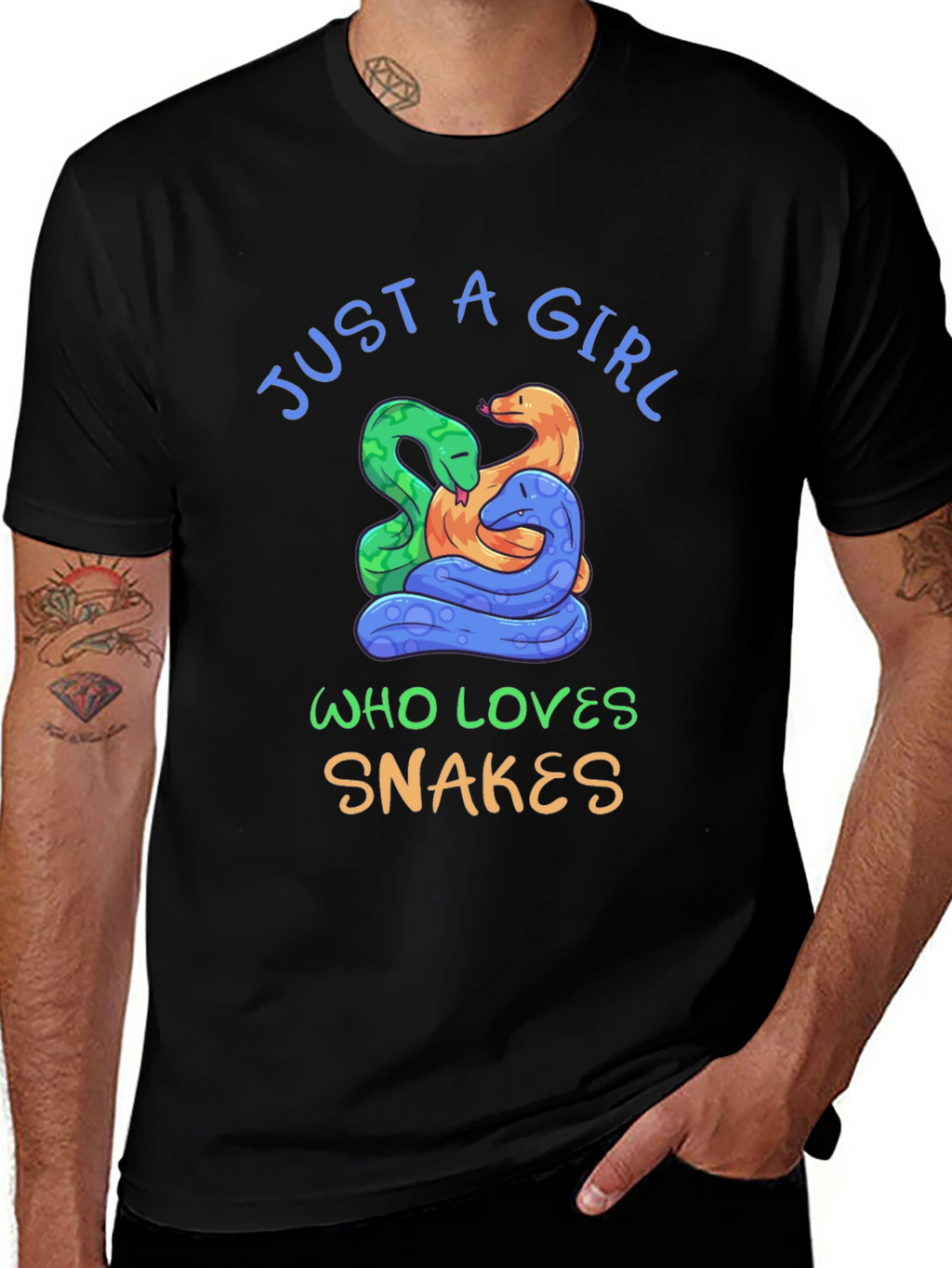 Just A Girl Who Loves Snakes T-Shirt