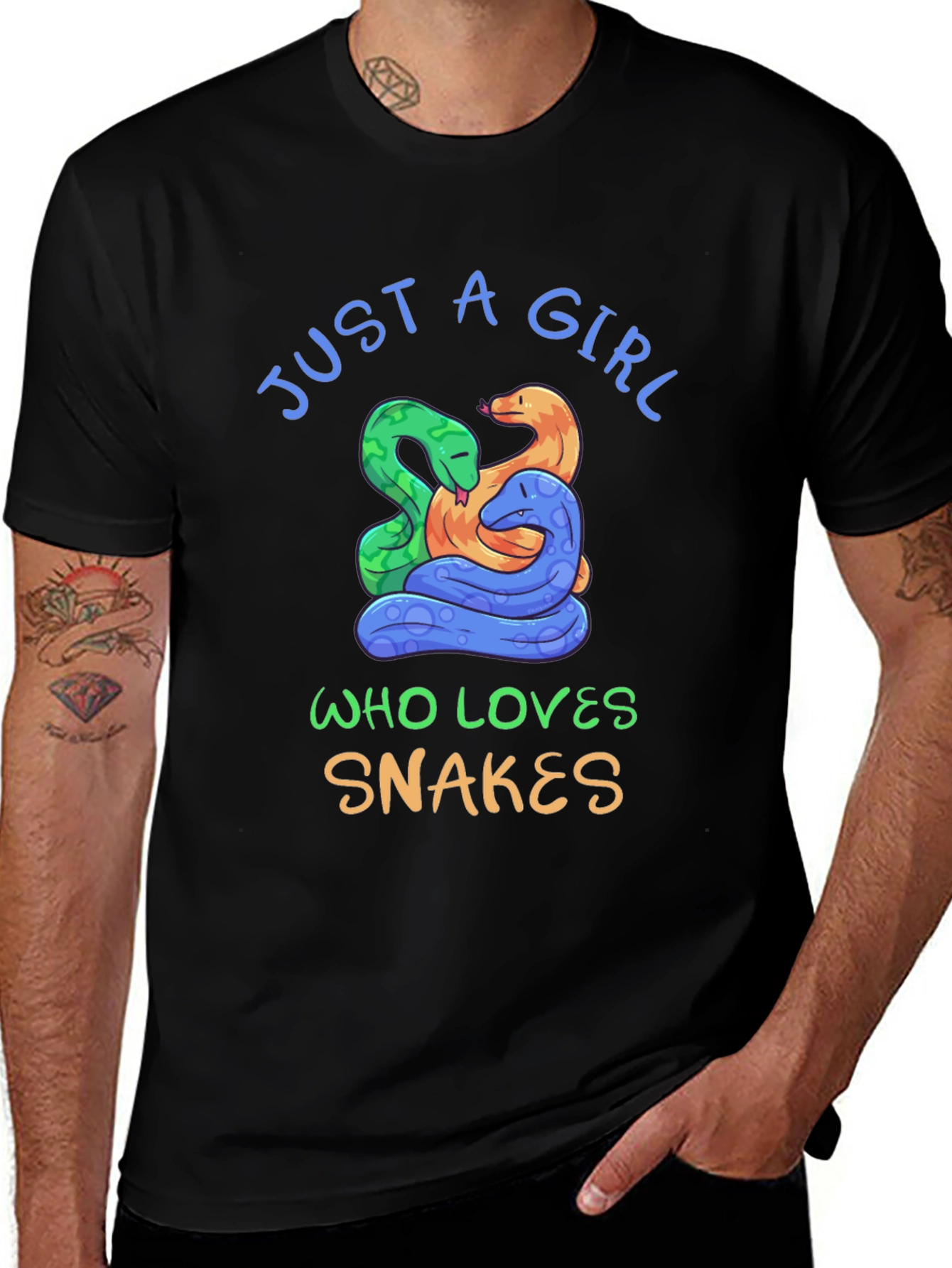 Just A Girl Who Loves Snakes T-Shirt