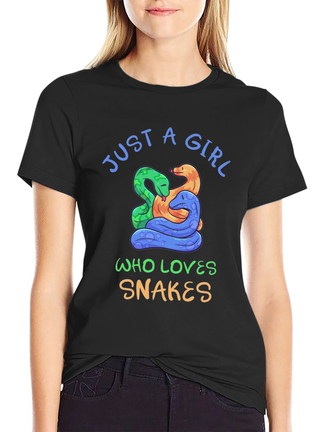 Just A Girl Who Loves Snakes T-Shirt