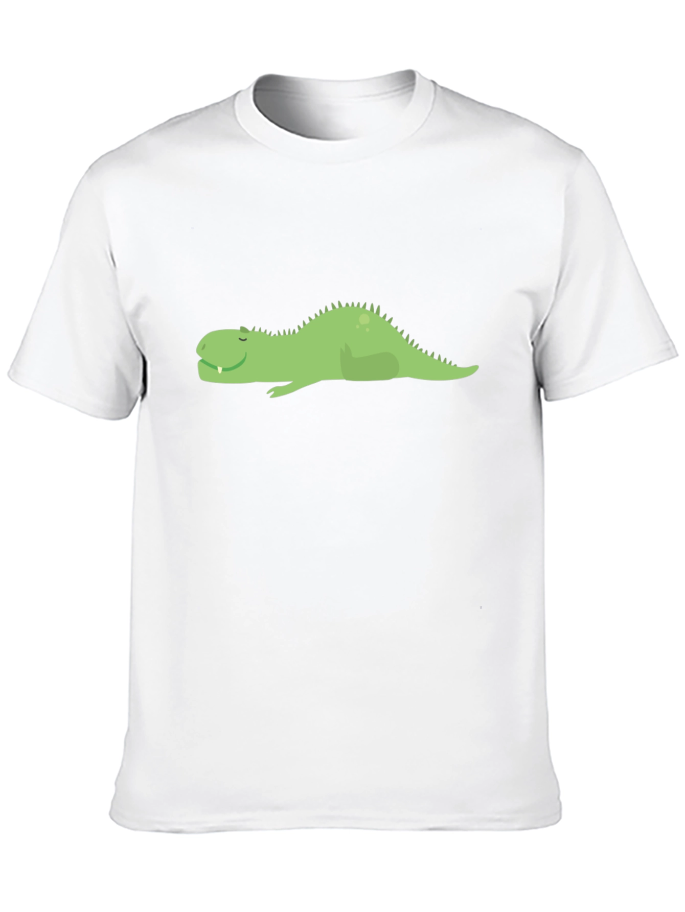 Dino Nap T-Shirt - Lazy Green Dinosaur Tee