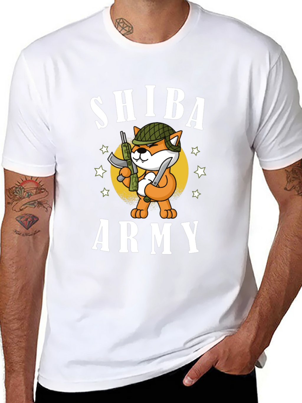 Shiba Army T-Shirt - Military Doge Tee