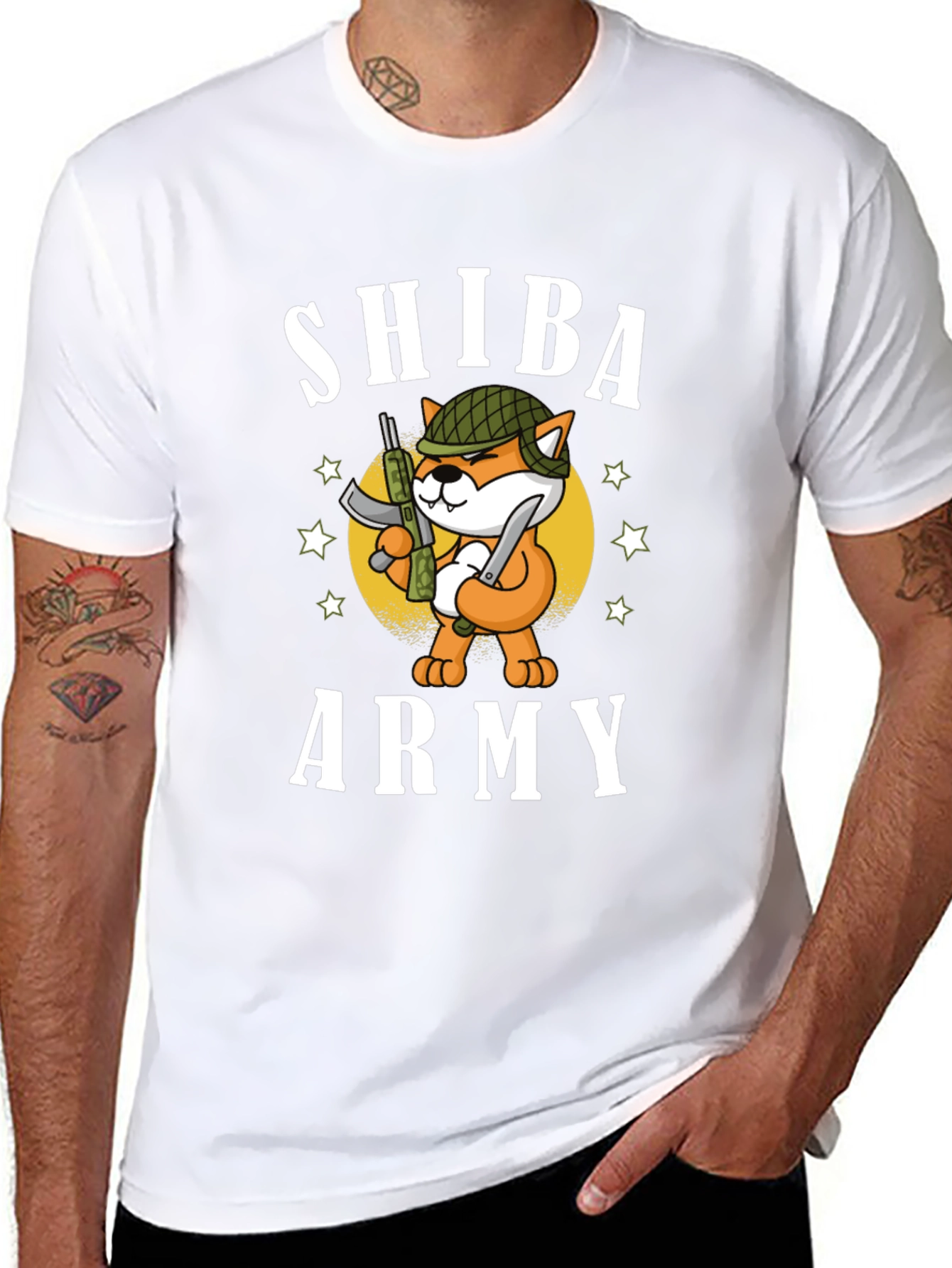 Shiba Army T-Shirt - Military Doge Tee