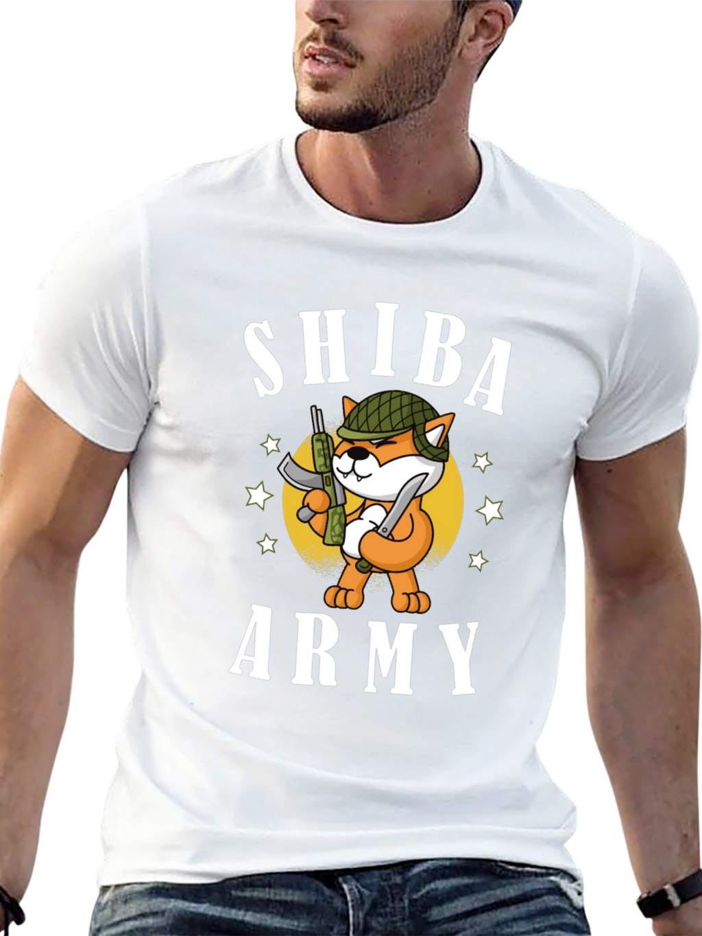 Shiba Army T-Shirt - Military Doge Tee
