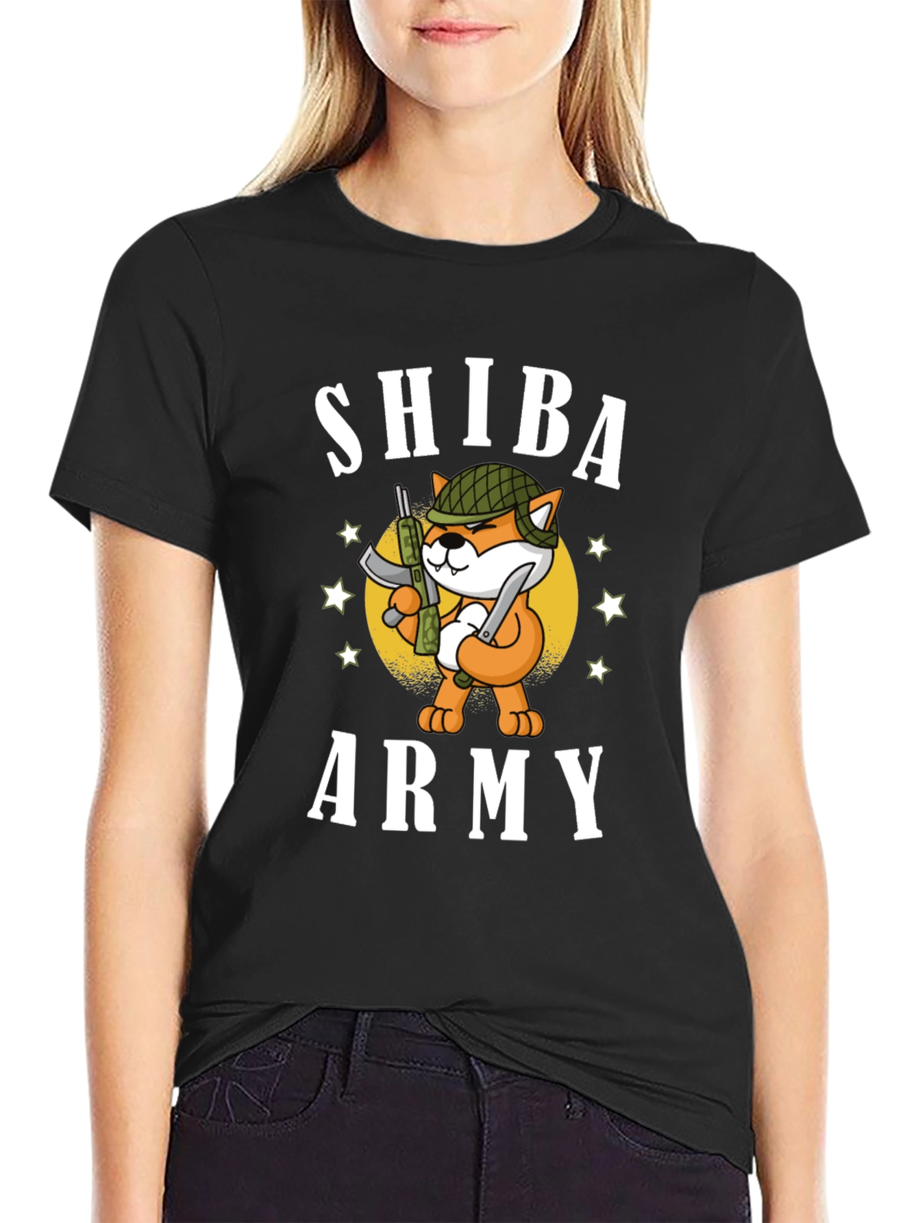 Shiba Army T-Shirt - Military Doge Tee
