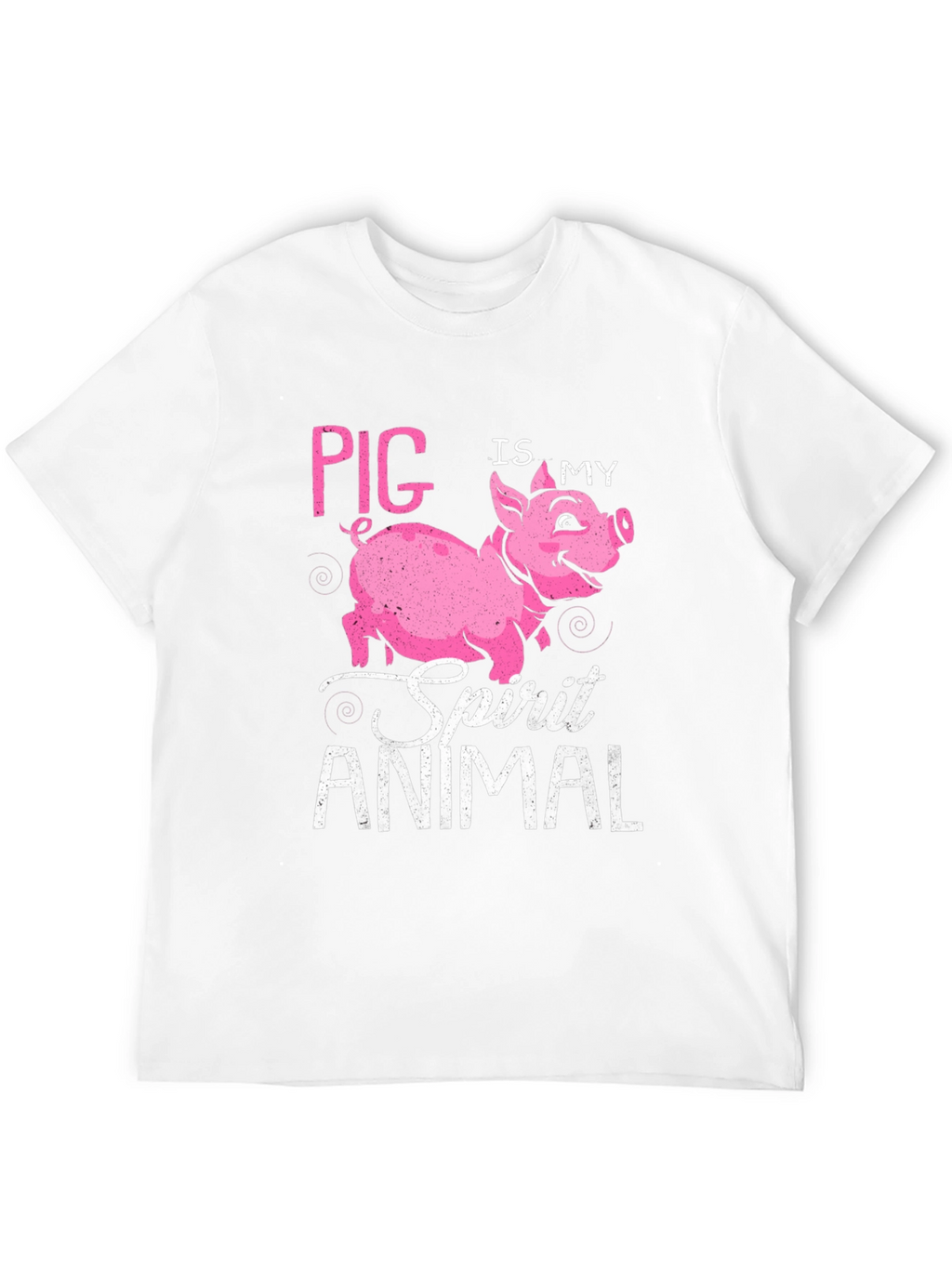 Pig Is My Spirit Animal T-Shirt - Black