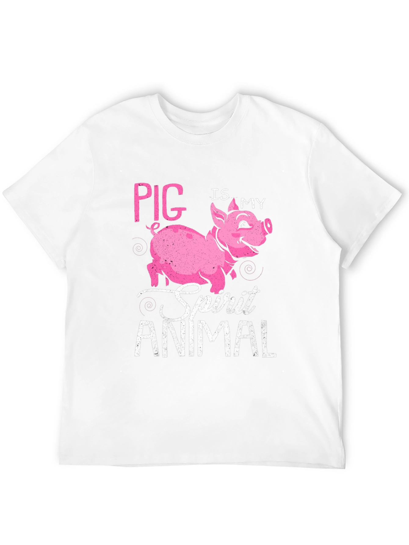 Pig Is My Spirit Animal T-Shirt - Black