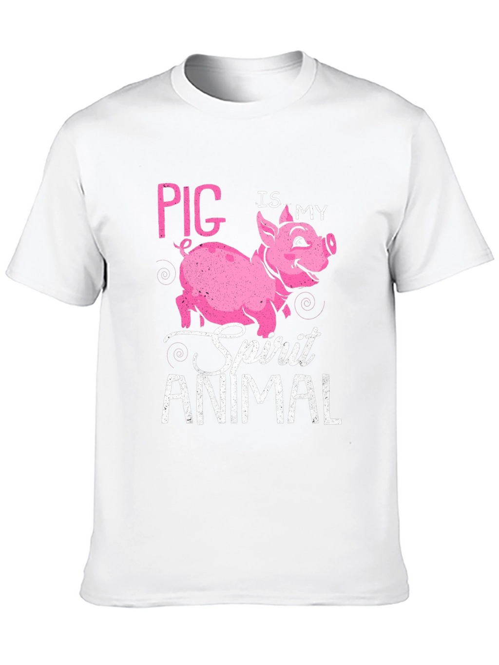 Pig Is My Spirit Animal T-Shirt - Black