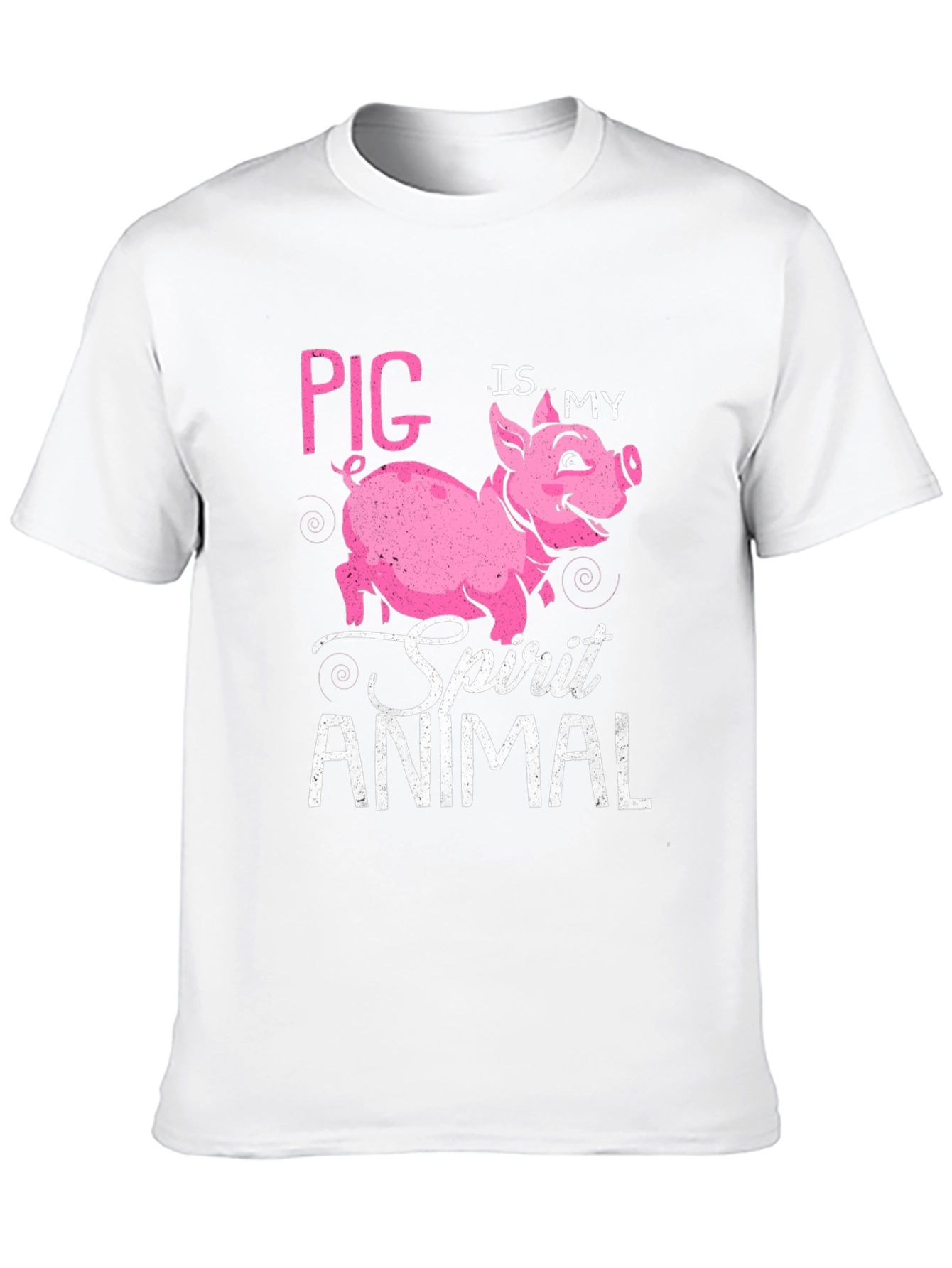 Pig Is My Spirit Animal T-Shirt - Black