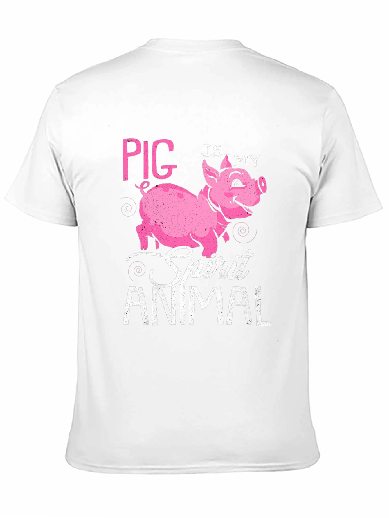 Pig Is My Spirit Animal T-Shirt - Black