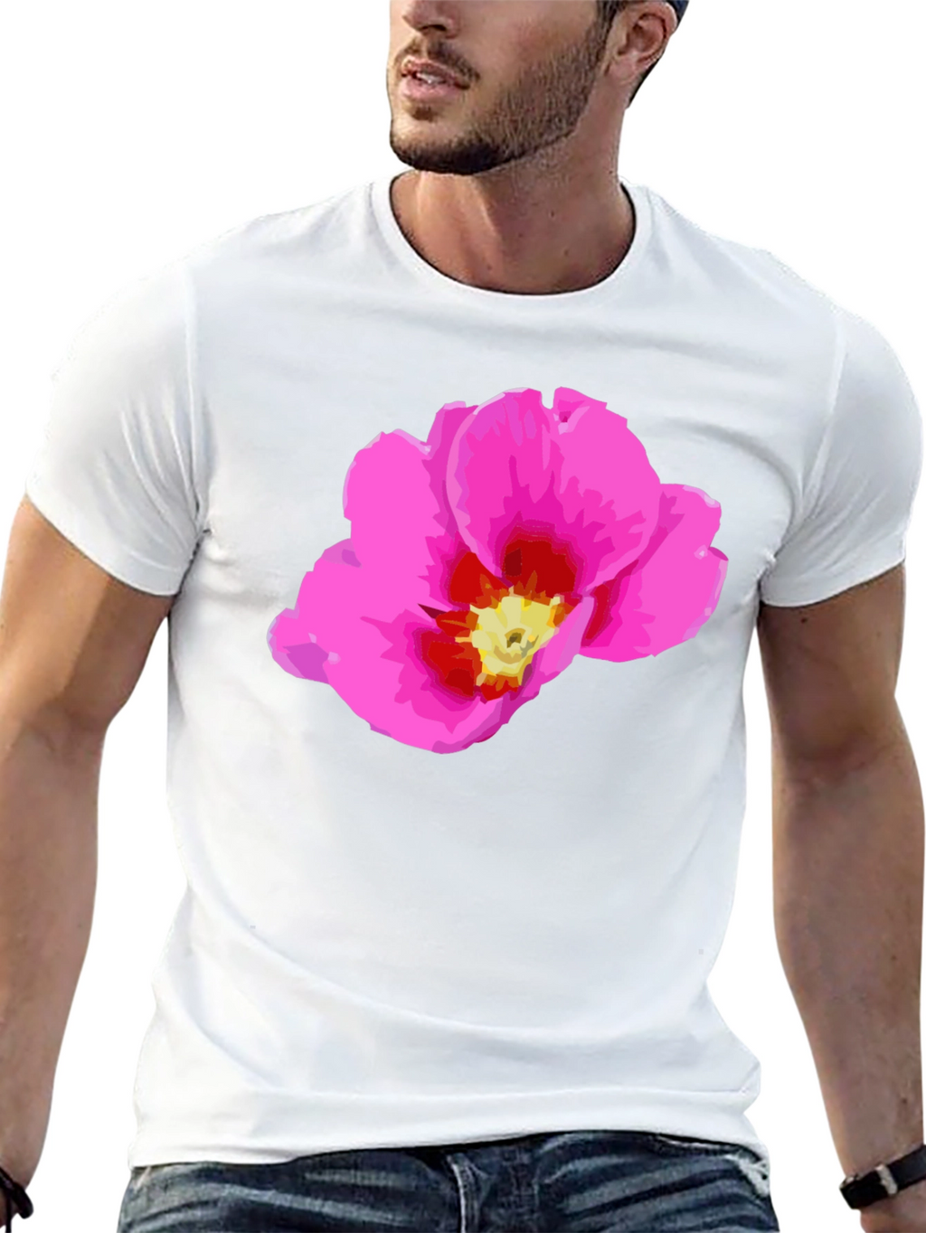 Floral Print T-Shirt - Stylish Casual Wear