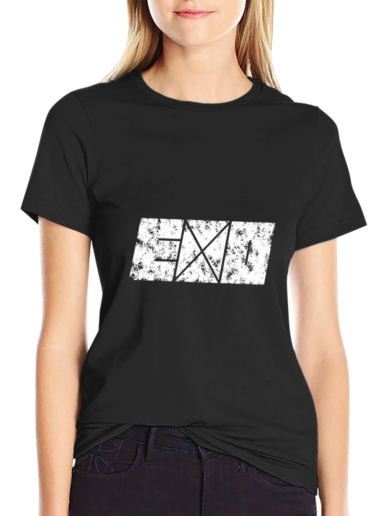EXO Band Logo Black T-Shirt