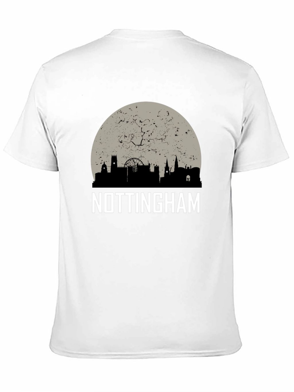 Nottingham Skyline Graphic Tee - Cityscape T-Shirt