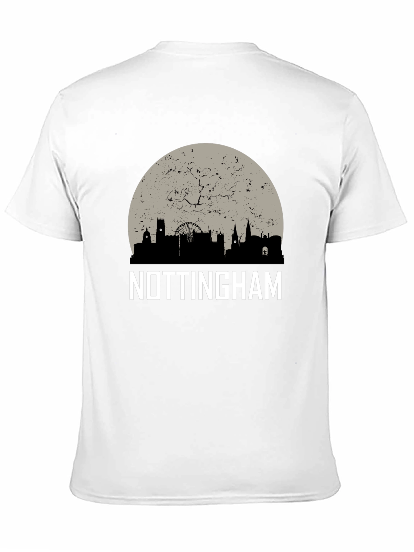 Nottingham Skyline Graphic Tee - Cityscape T-Shirt