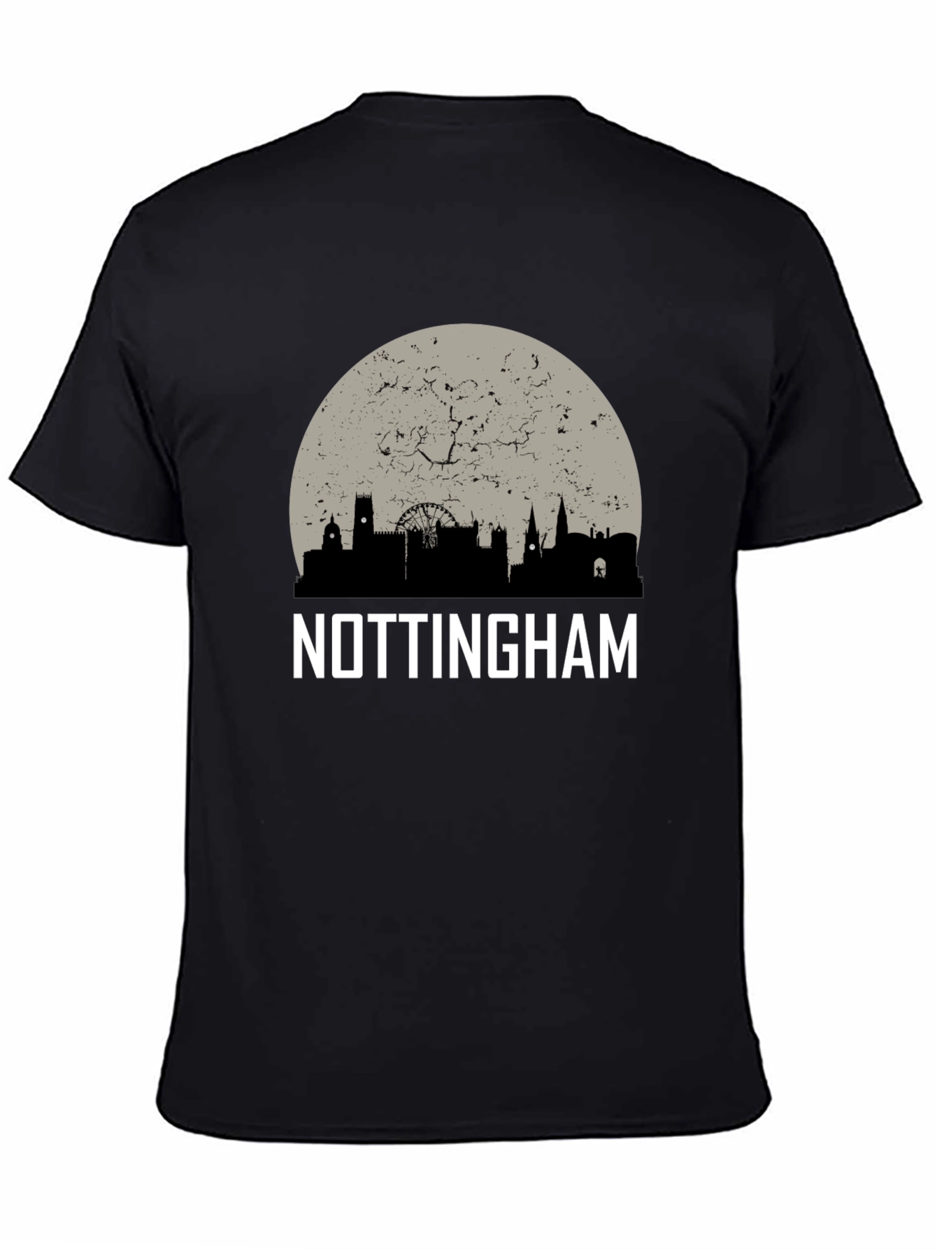Nottingham Skyline Graphic Tee - Cityscape T-Shirt