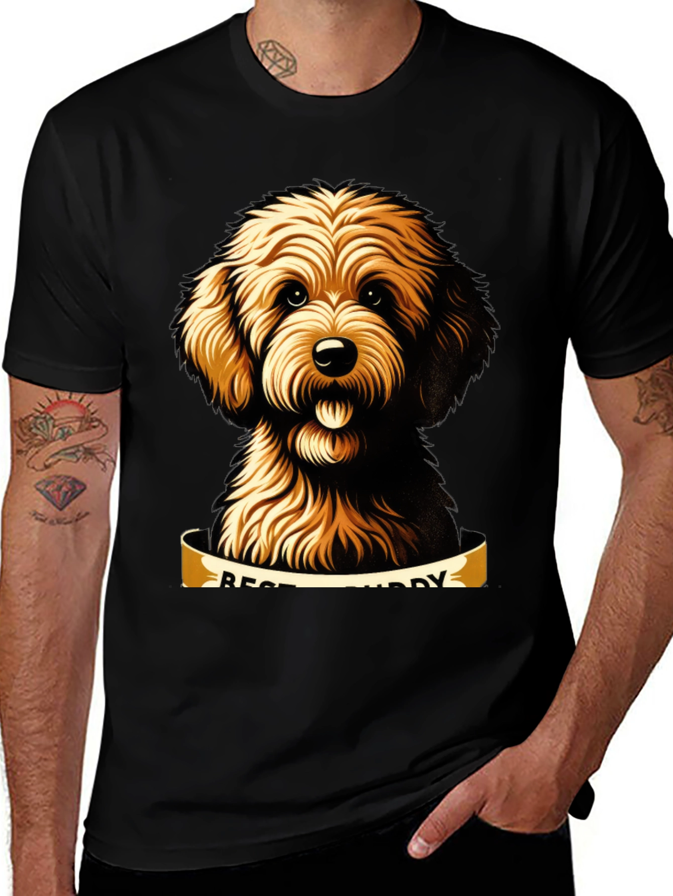 Best Buddy Dog Graphic Tee - Cute Pet Lover Shirt