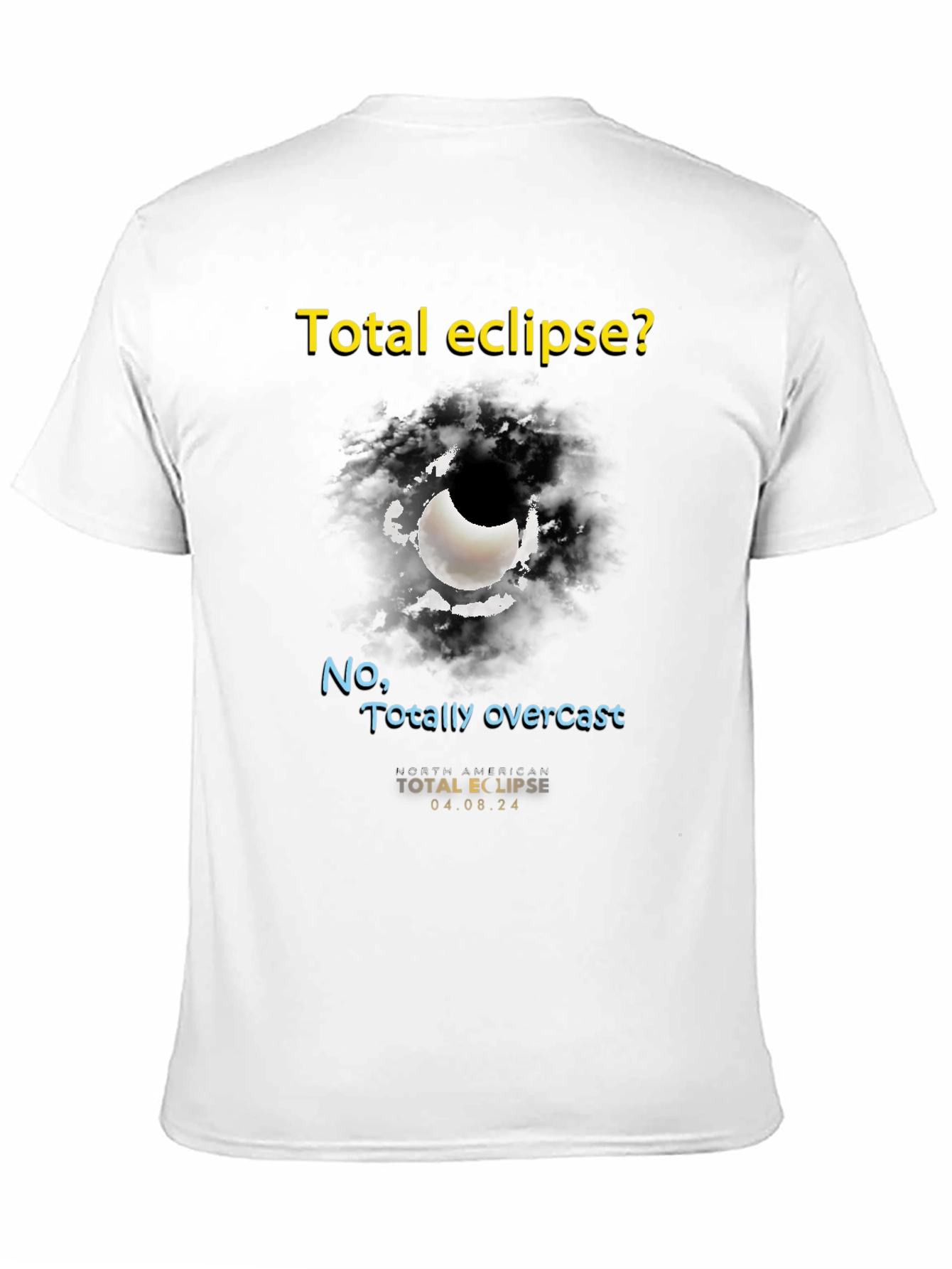 Total Eclipse Overcast T-Shirt - Unique Graphic Tee