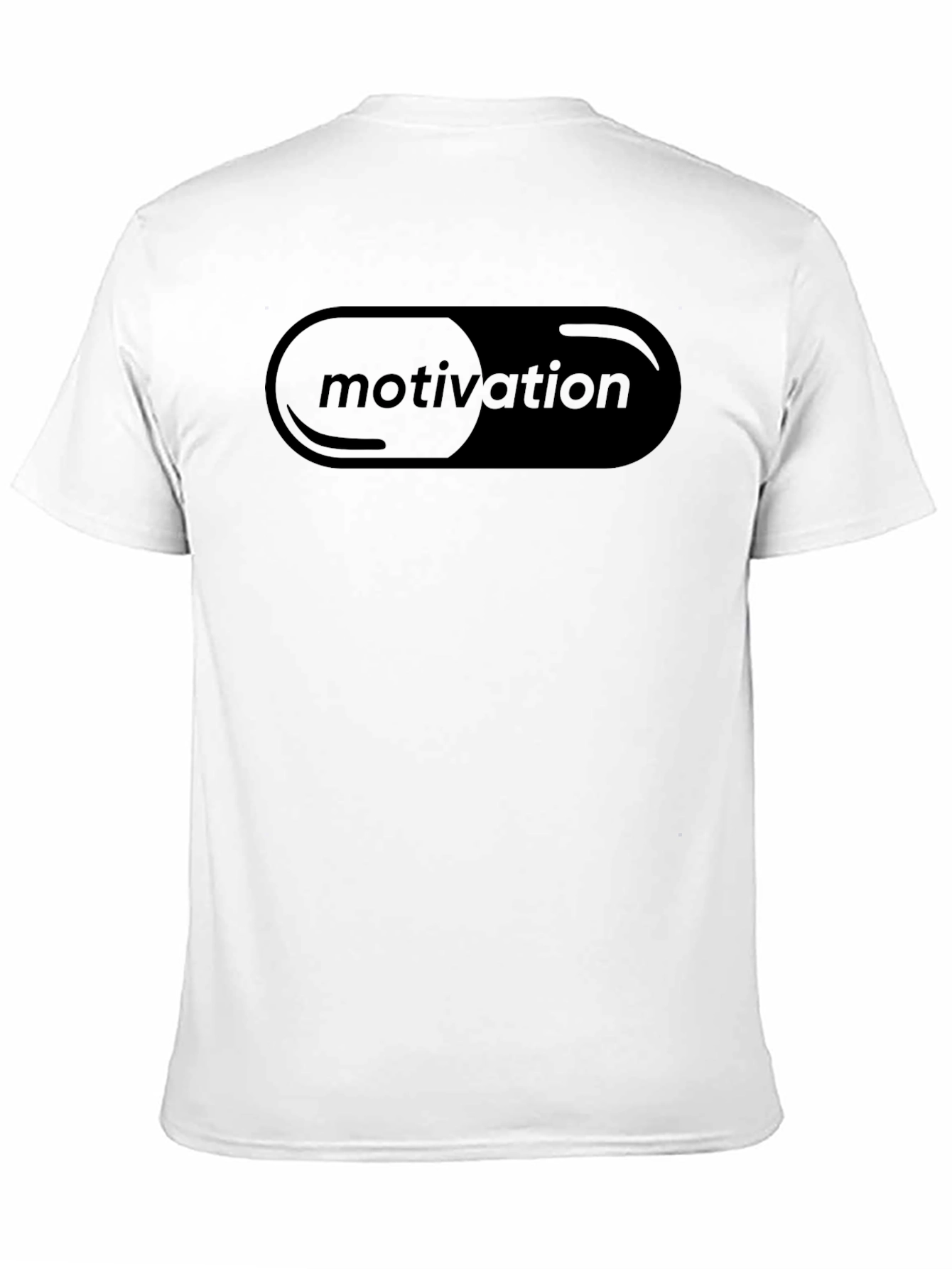 Motivation Pill T-Shirt - Black Cotton Tee