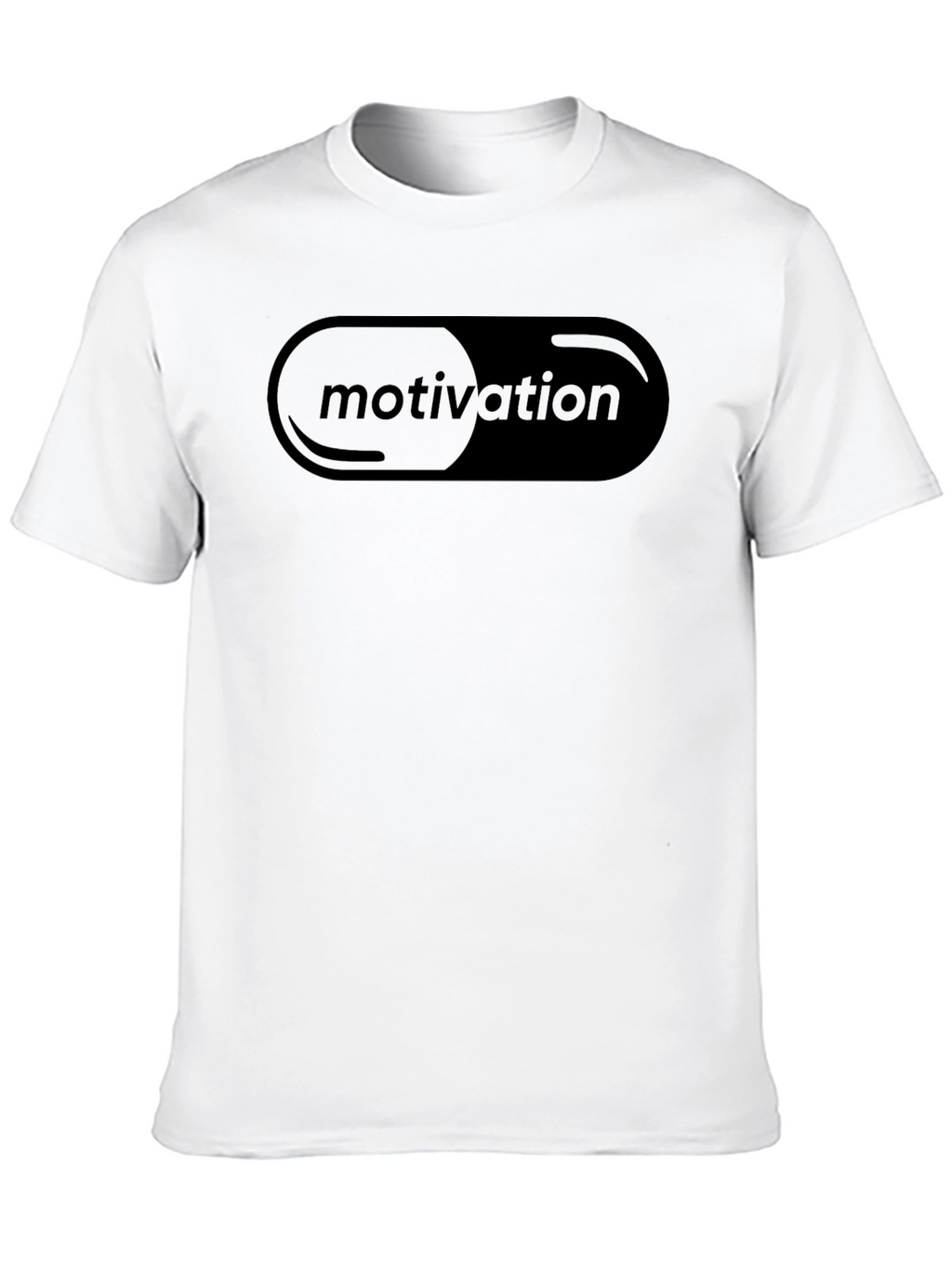 Motivation Pill T-Shirt - Black Cotton Tee