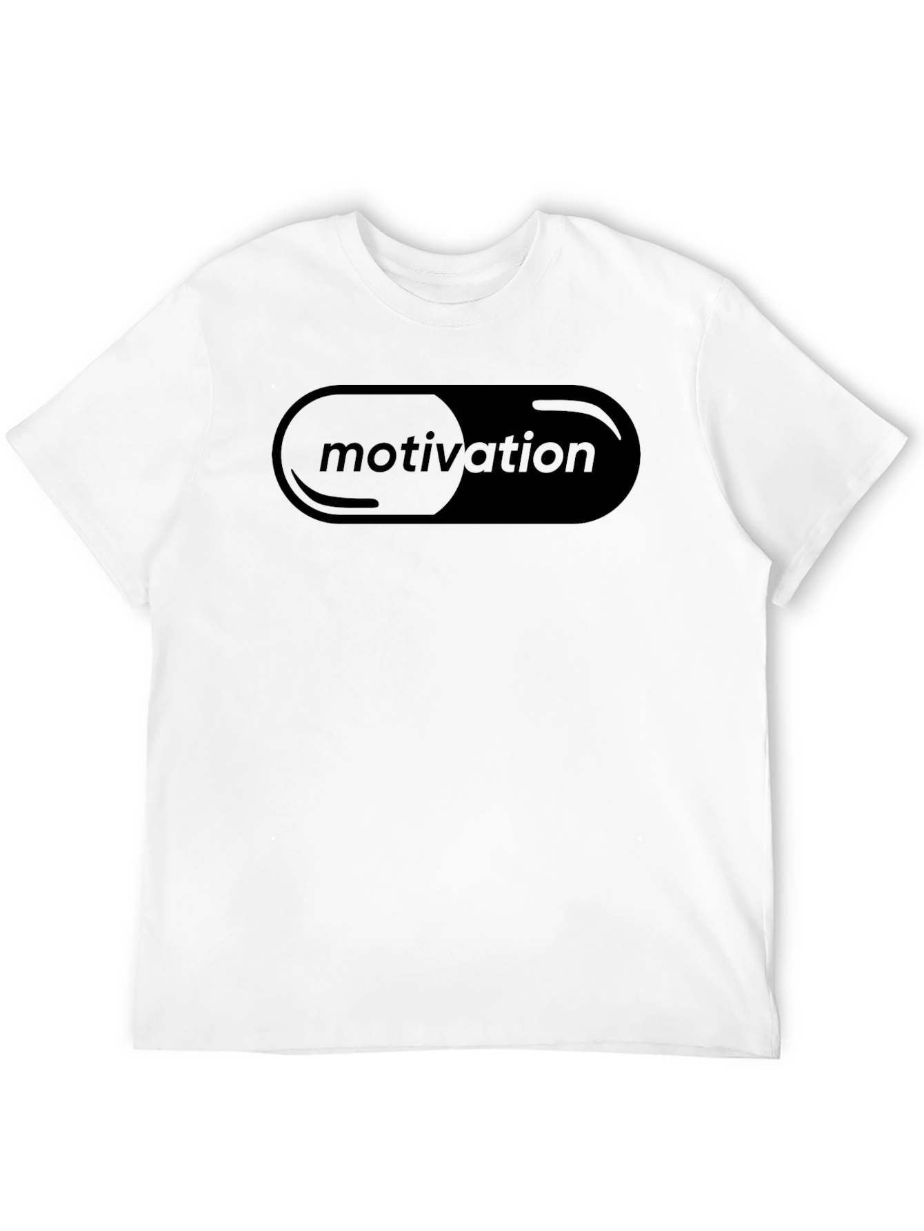 Motivation Pill T-Shirt - Black Cotton Tee